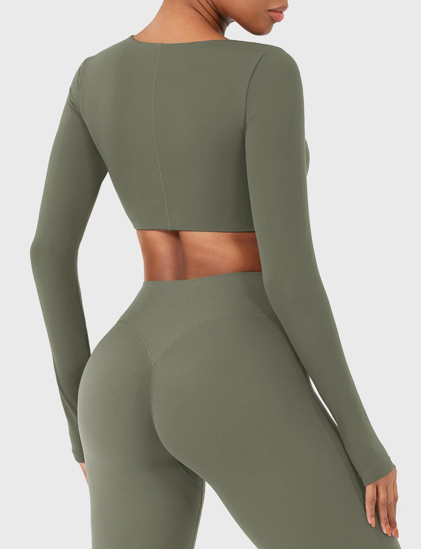 Yeoreo Agantha Ruched Long Sleeve Top - Image 12