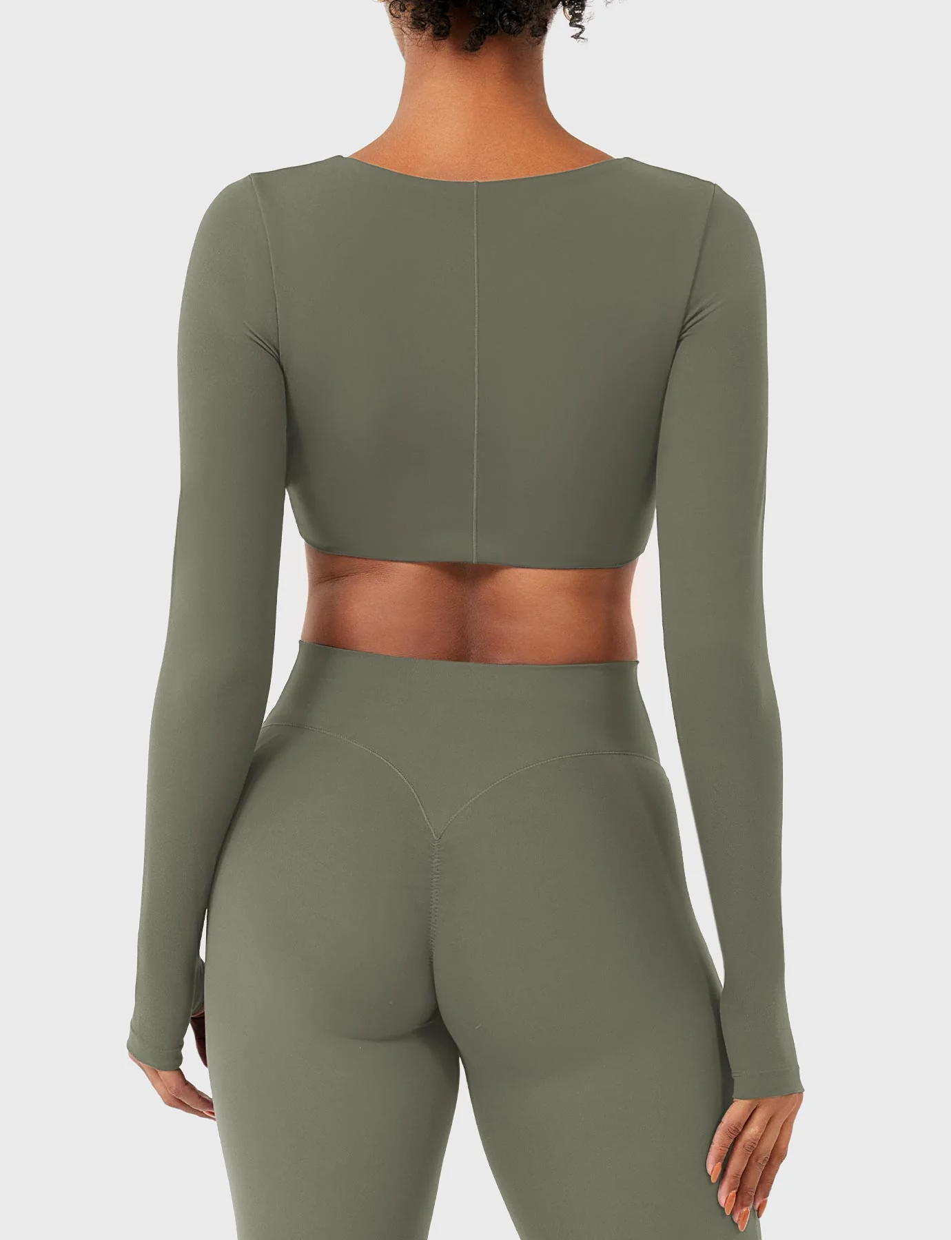 Yeoreo Agantha Ruched Long Sleeve Top - Image 14