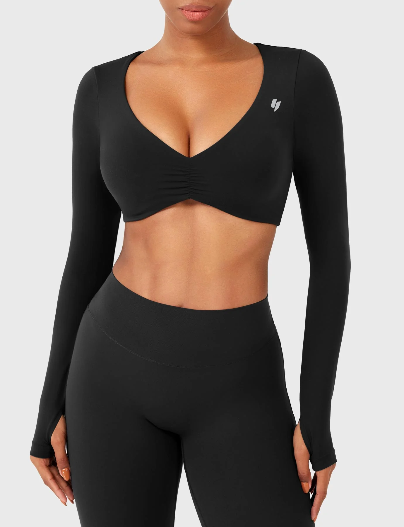 Yeoreo Agantha Ruched Long Sleeve Top - Image 16