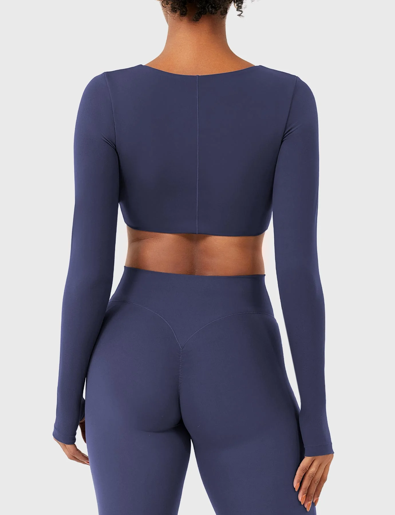 Yeoreo Agantha Ruched Long Sleeve Top - Image 4