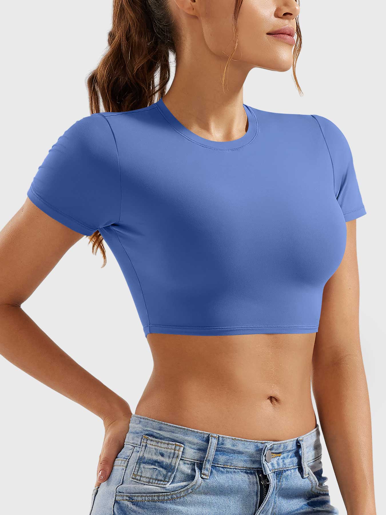 Yeoreo Colin Short Sleeves Crop Top - Image 22