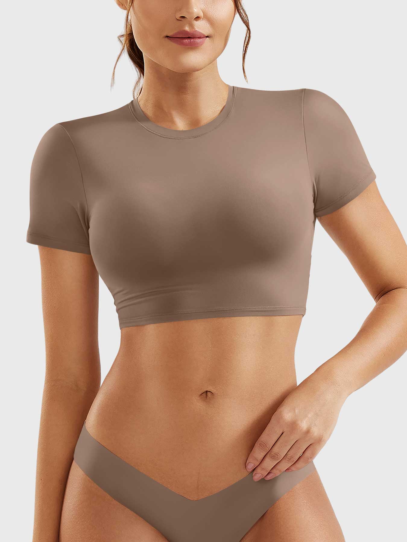 Yeoreo Colin Short Sleeves Crop Top - Image 25