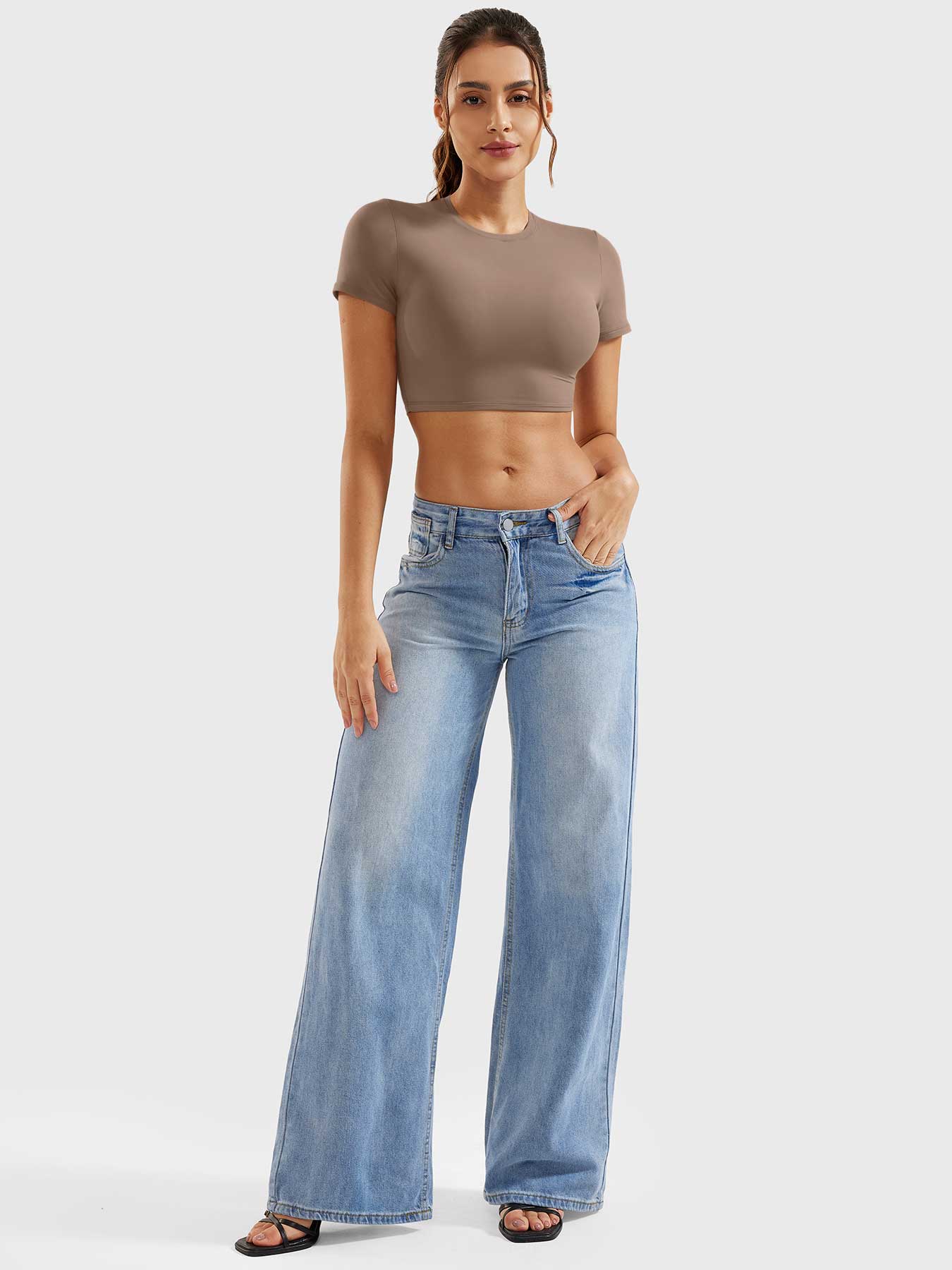 Yeoreo Colin Short Sleeves Crop Top - Image 29