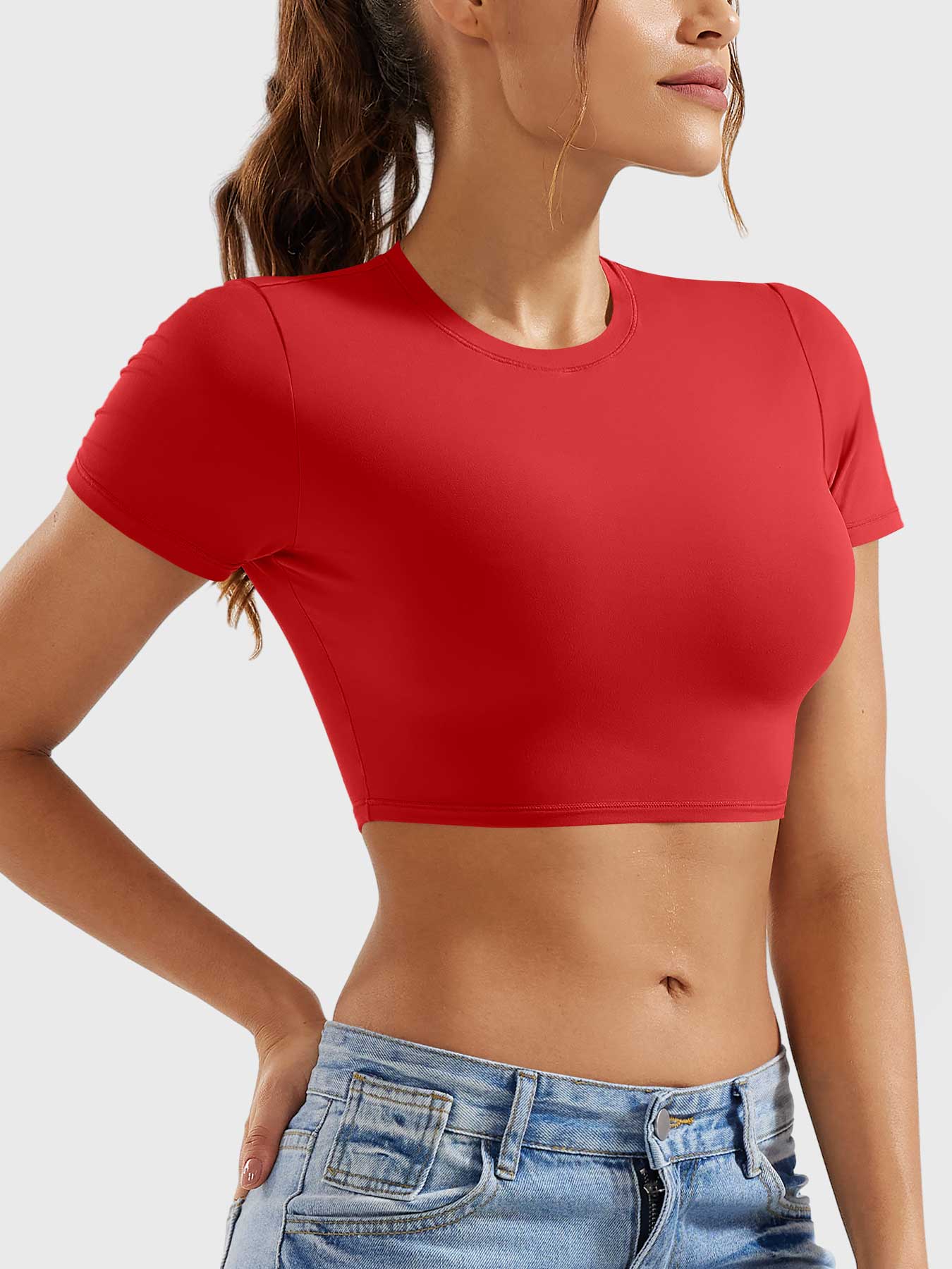 Yeoreo Colin Short Sleeves Crop Top - Image 34