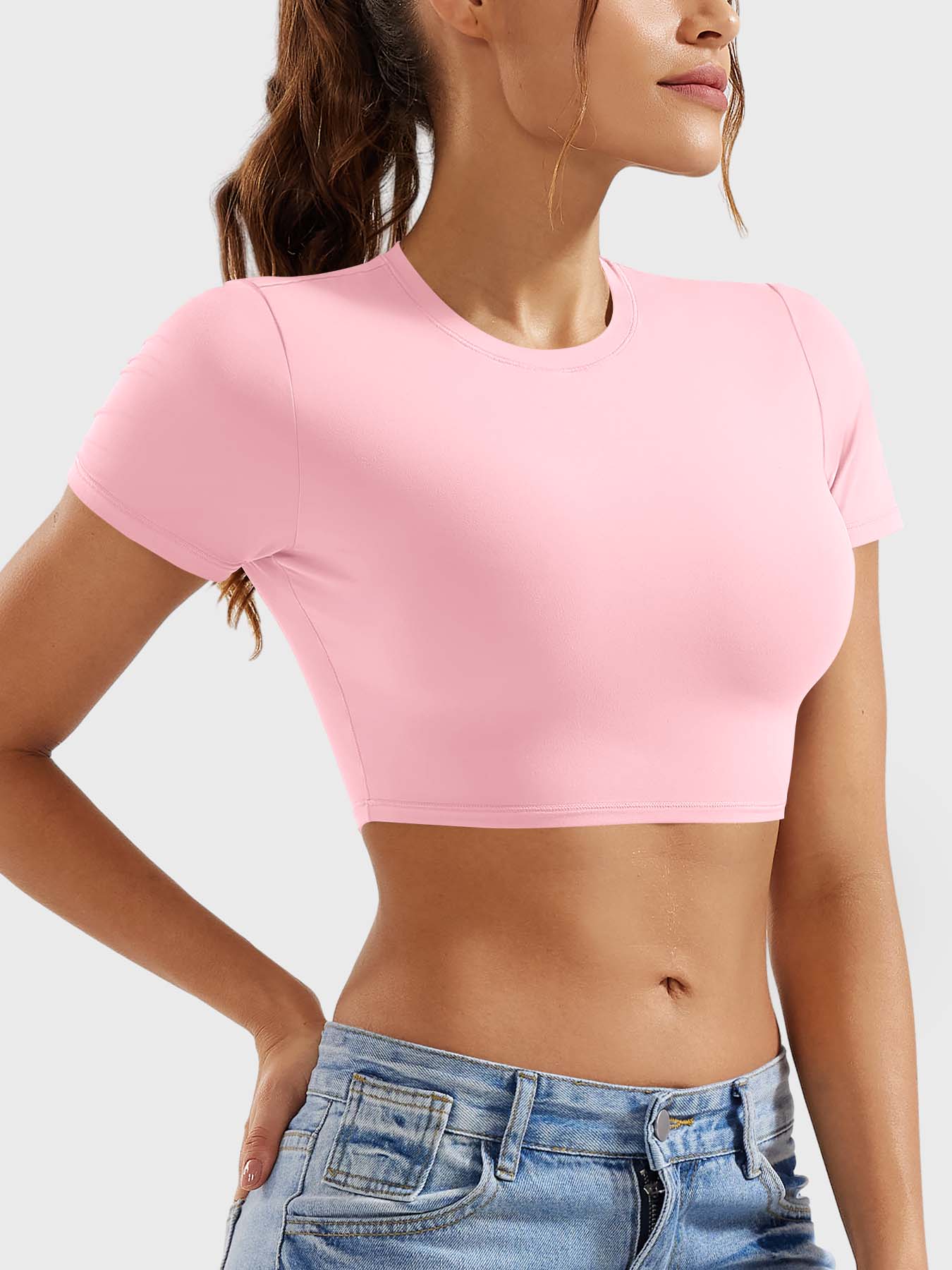Yeoreo Colin Short Sleeves Crop Top - Image 40