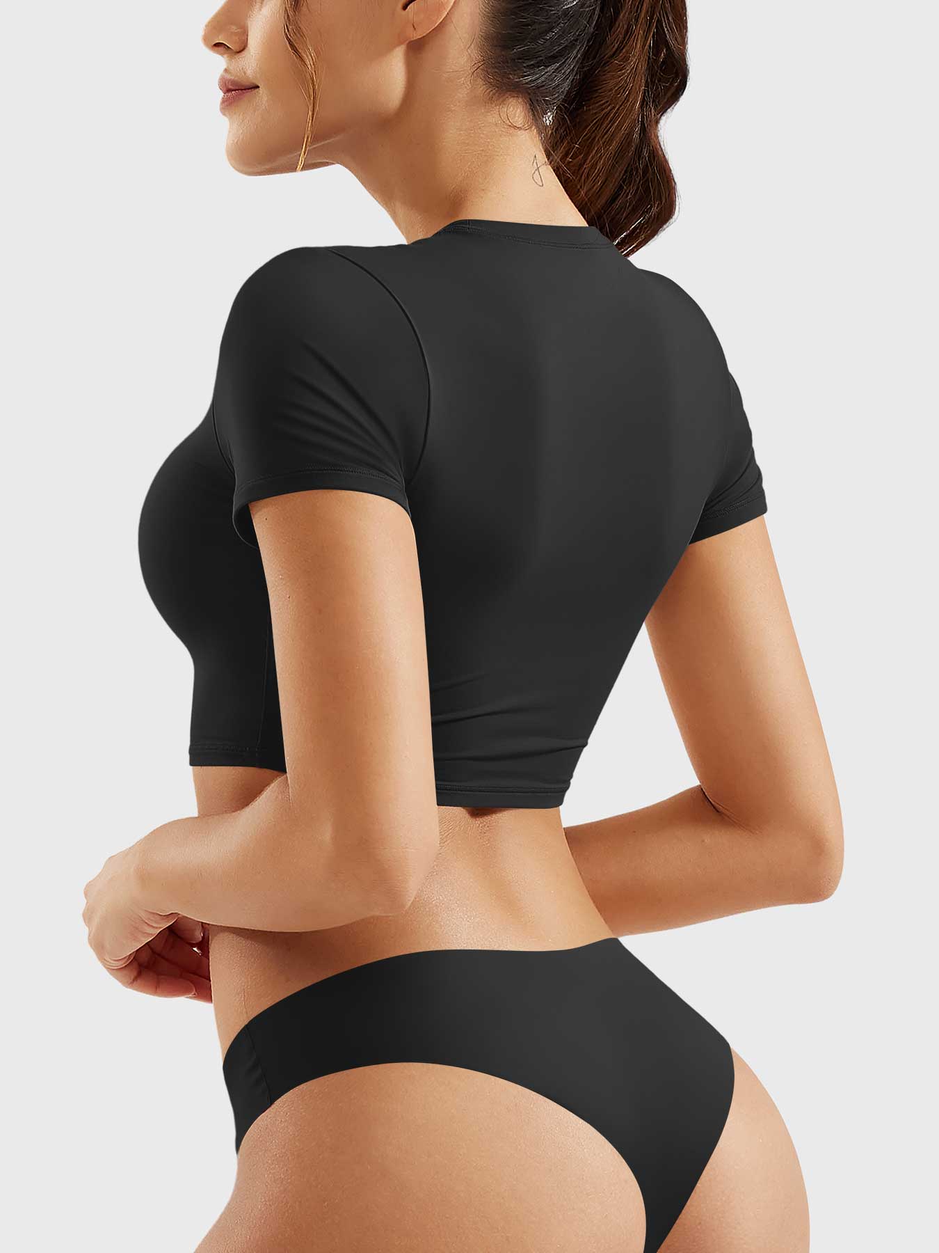 Yeoreo Colin Short Sleeves Crop Top - Image 9