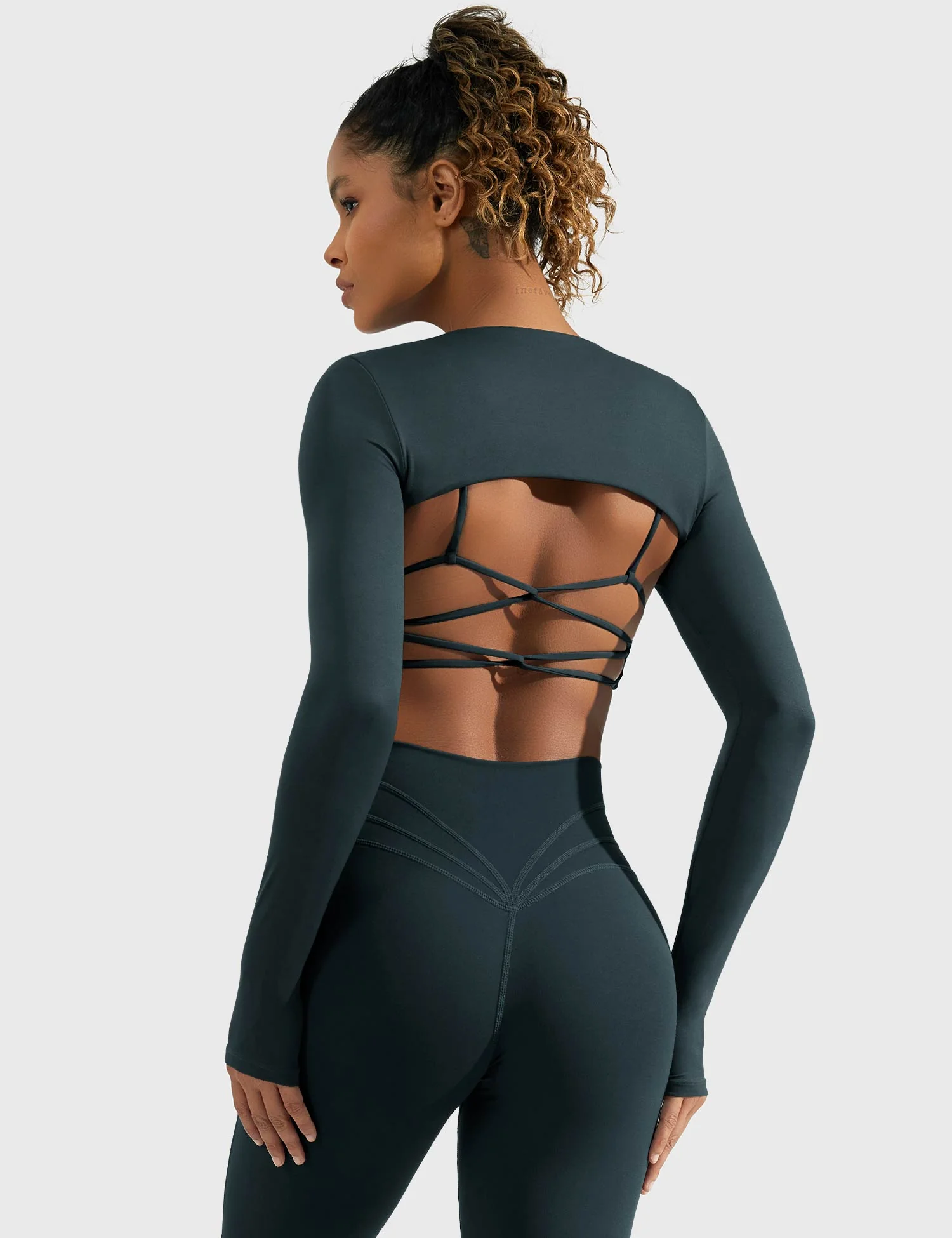 Yeoreo Crissy Long Sleeve Bolero Shrug - Image 23