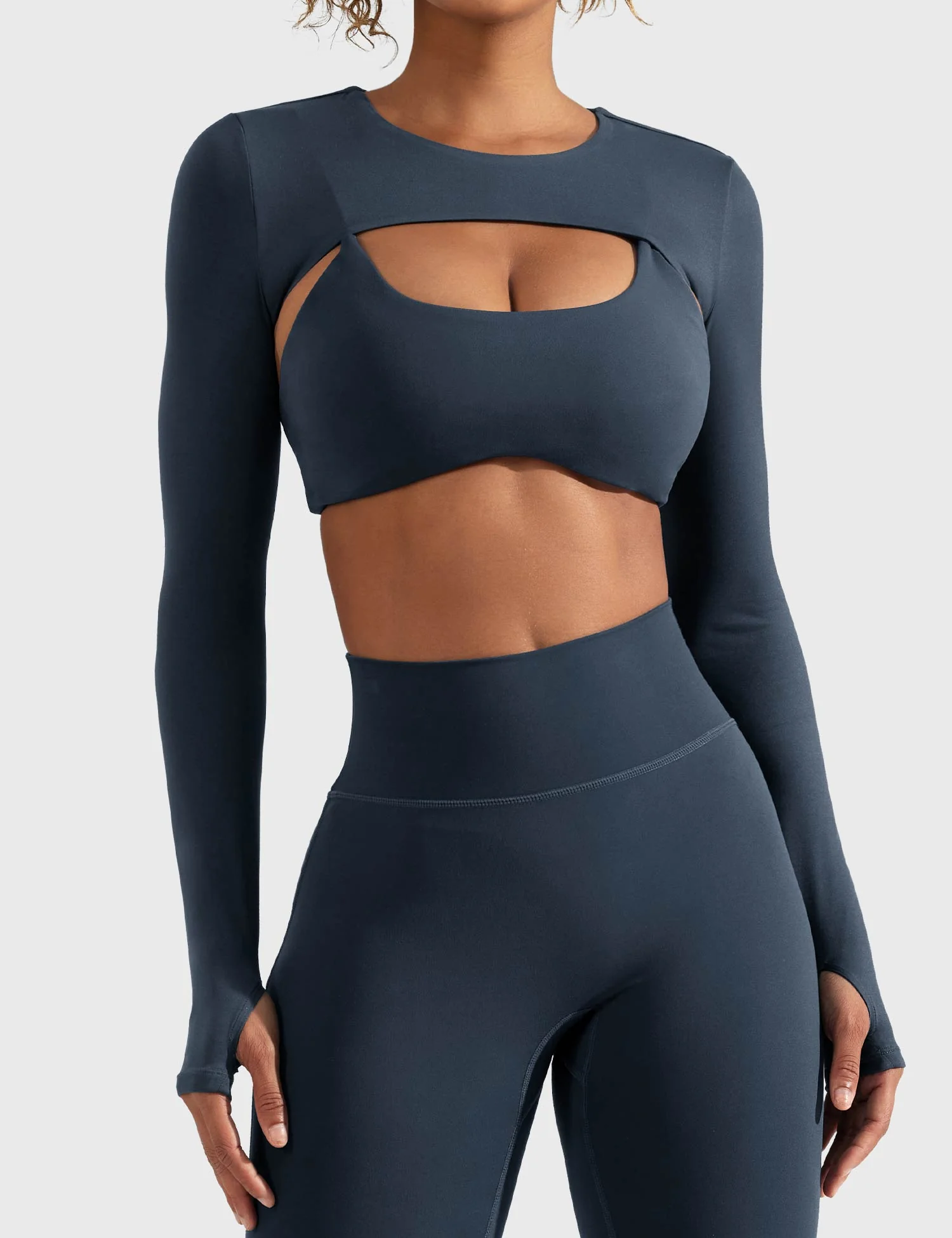 Yeoreo Crissy Long Sleeve Bolero Shrug - Image 36