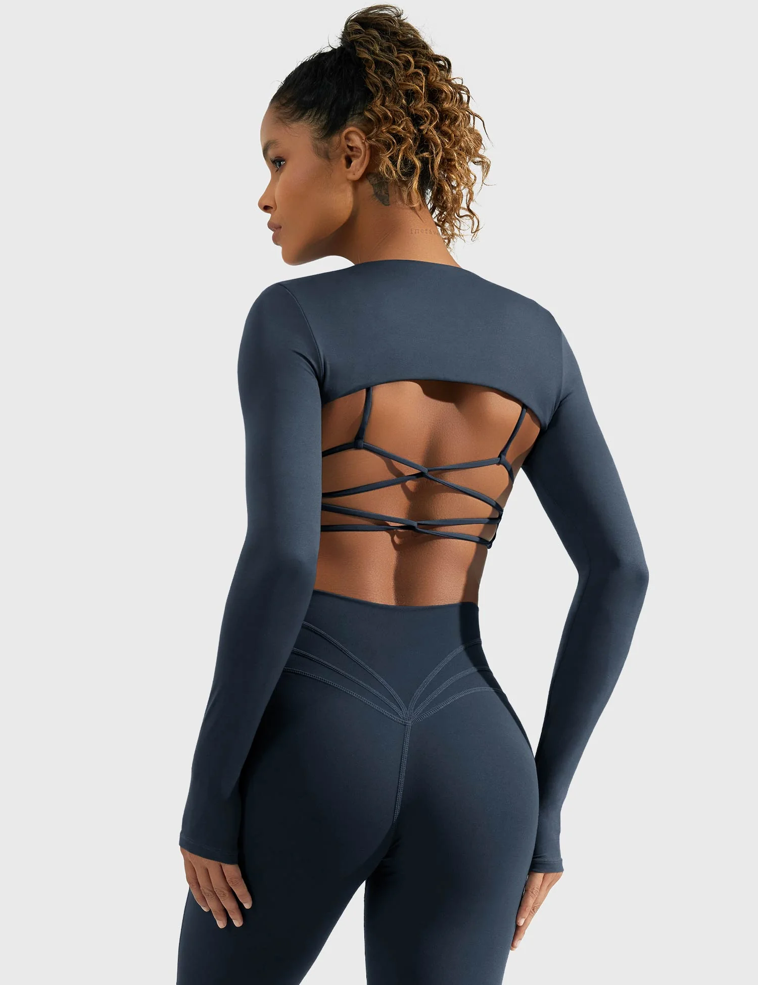 Yeoreo Crissy Long Sleeve Bolero Shrug - Image 37