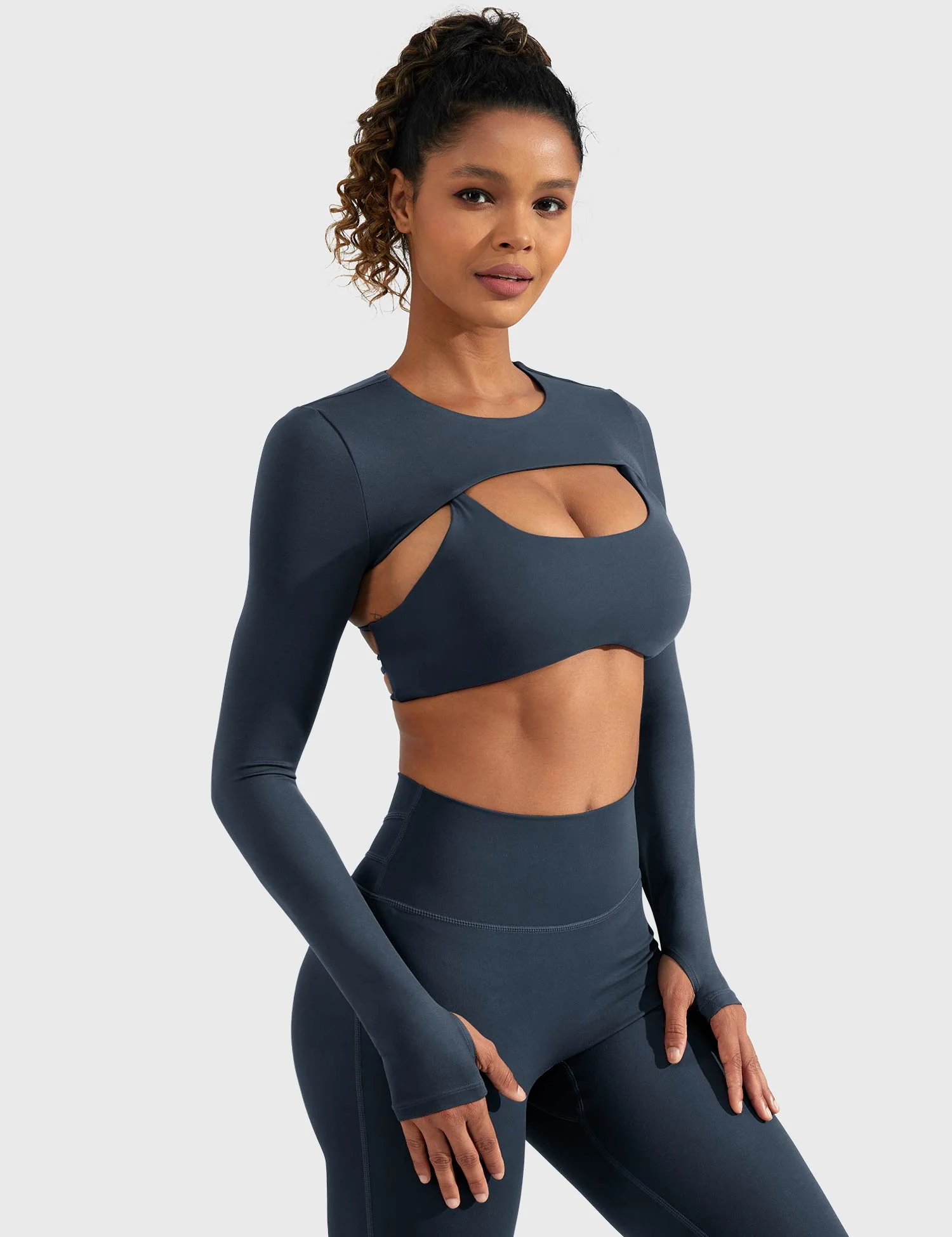 Yeoreo Crissy Long Sleeve Bolero Shrug - Image 38