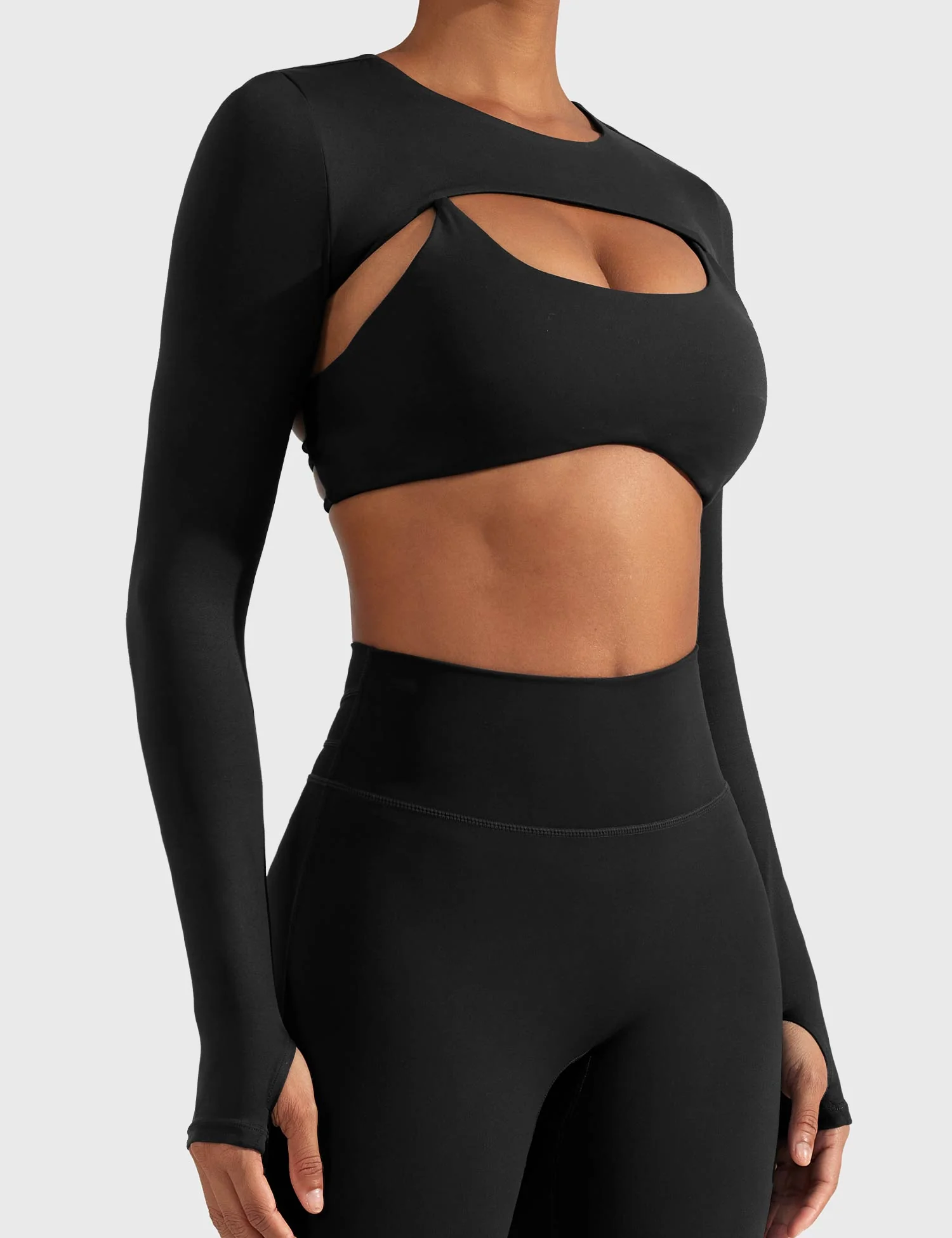 Yeoreo Crissy Long Sleeve Bolero Shrug - Image 5