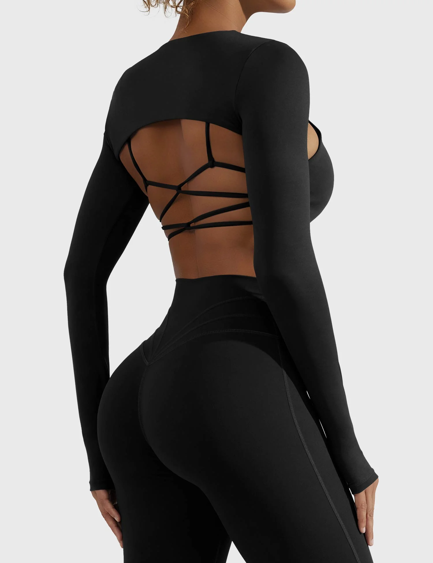 Yeoreo Crissy Long Sleeve Bolero Shrug - Image 6