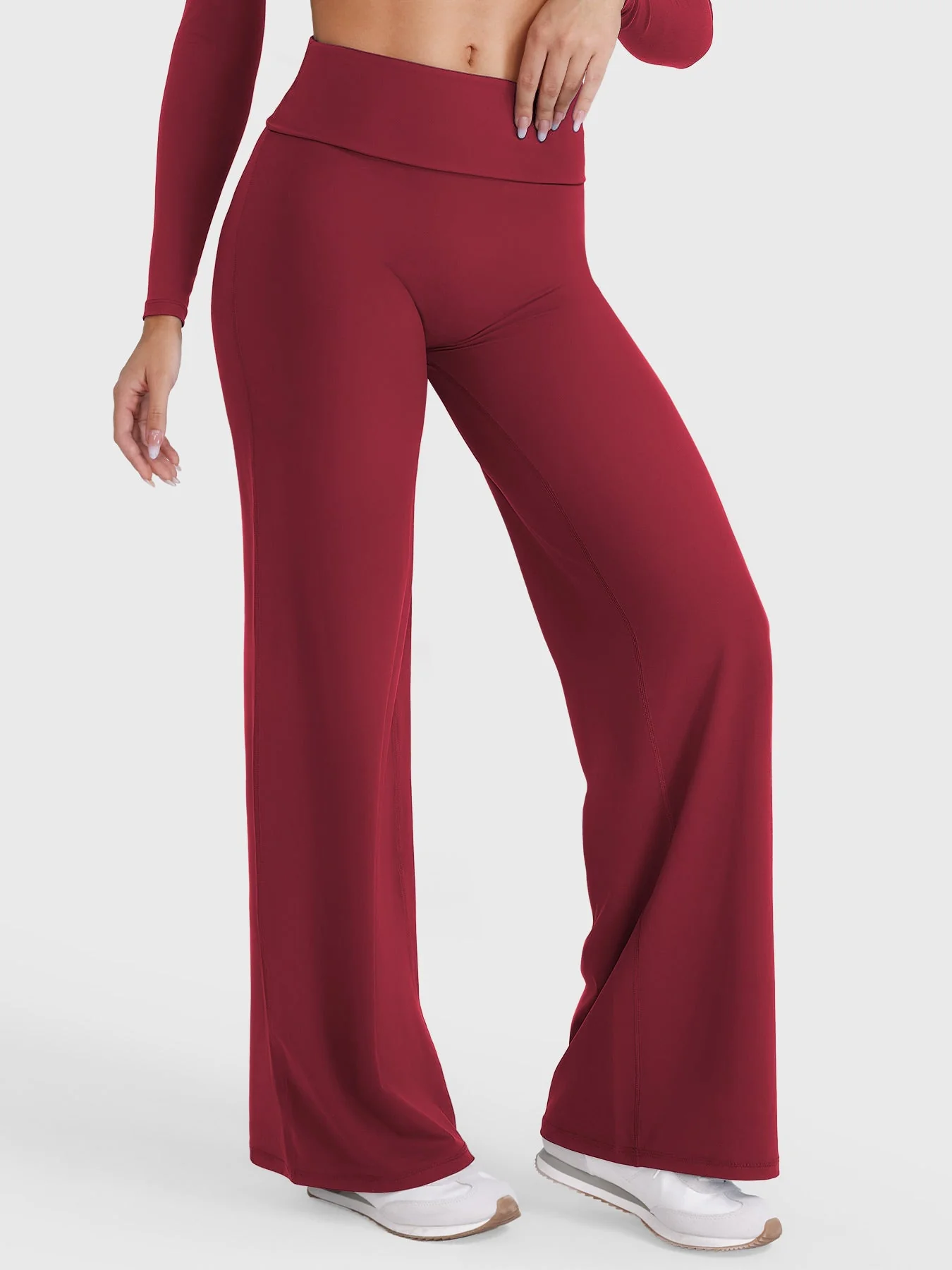 Yeoreo Eddiy 31.5" Fold Over Straight Leggings - Image 14