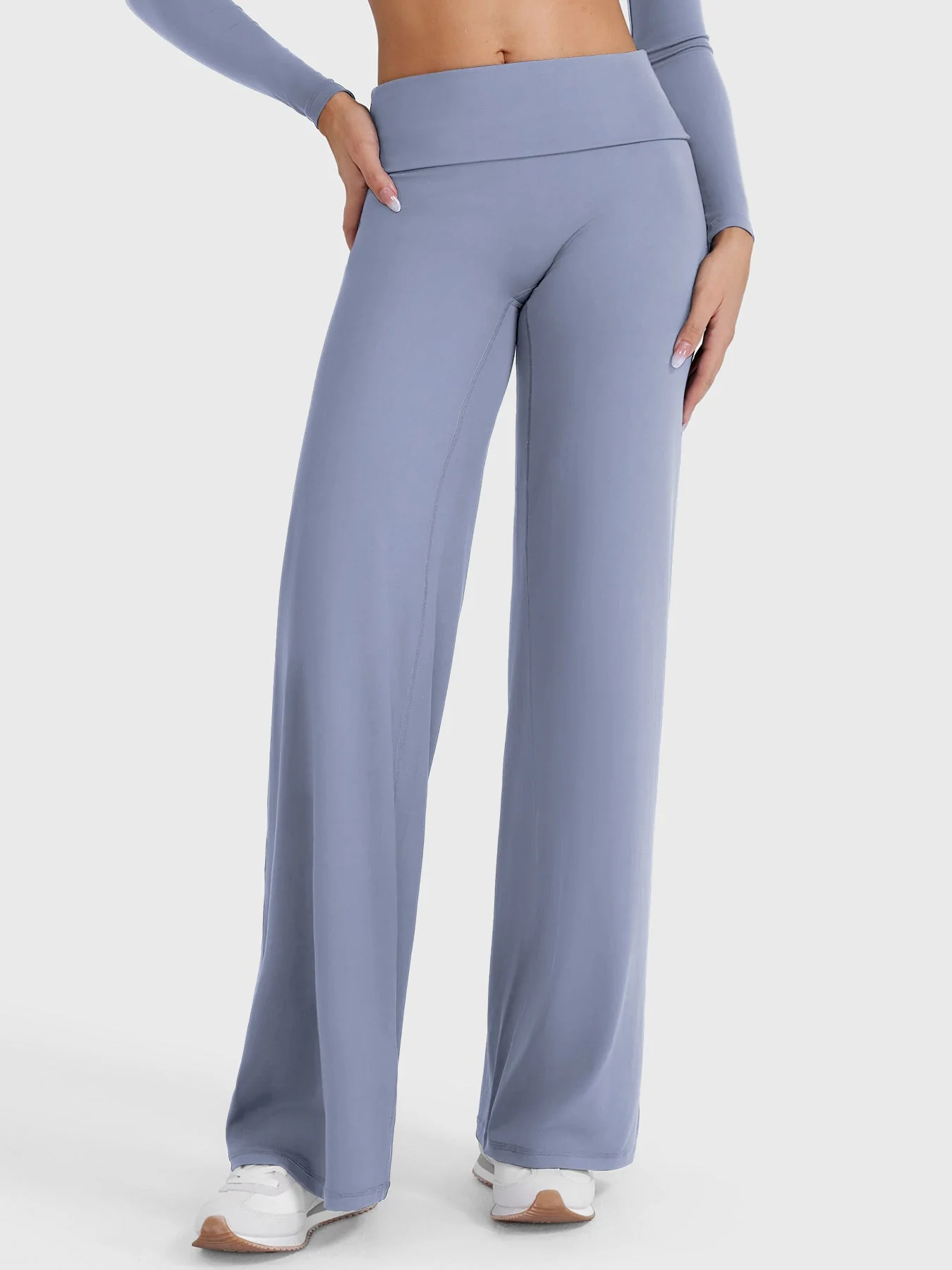 Yeoreo Eddiy 31.5" Fold Over Straight Leggings - Image 28