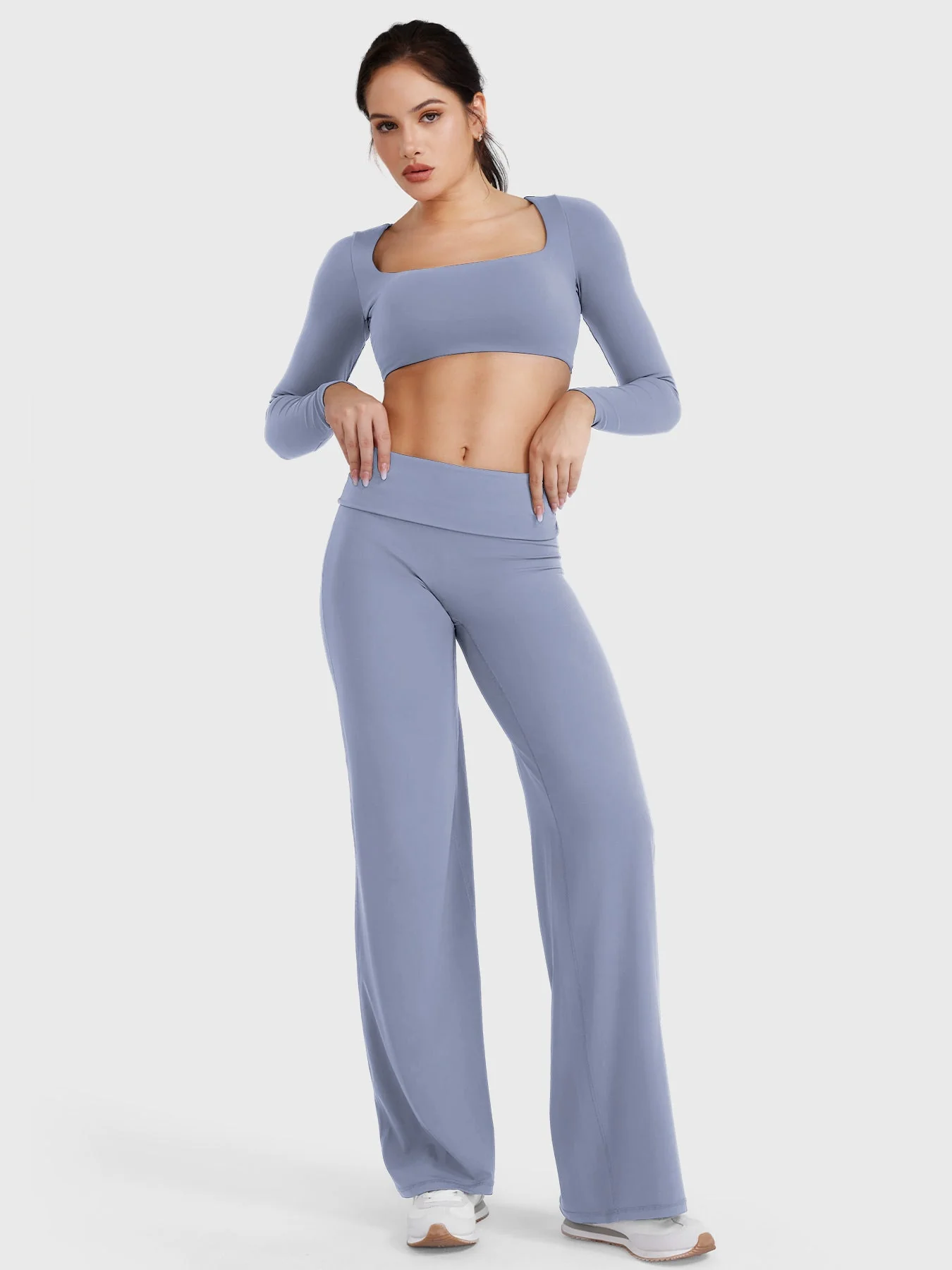 Yeoreo Eddiy 31.5" Fold Over Straight Leggings - Image 30