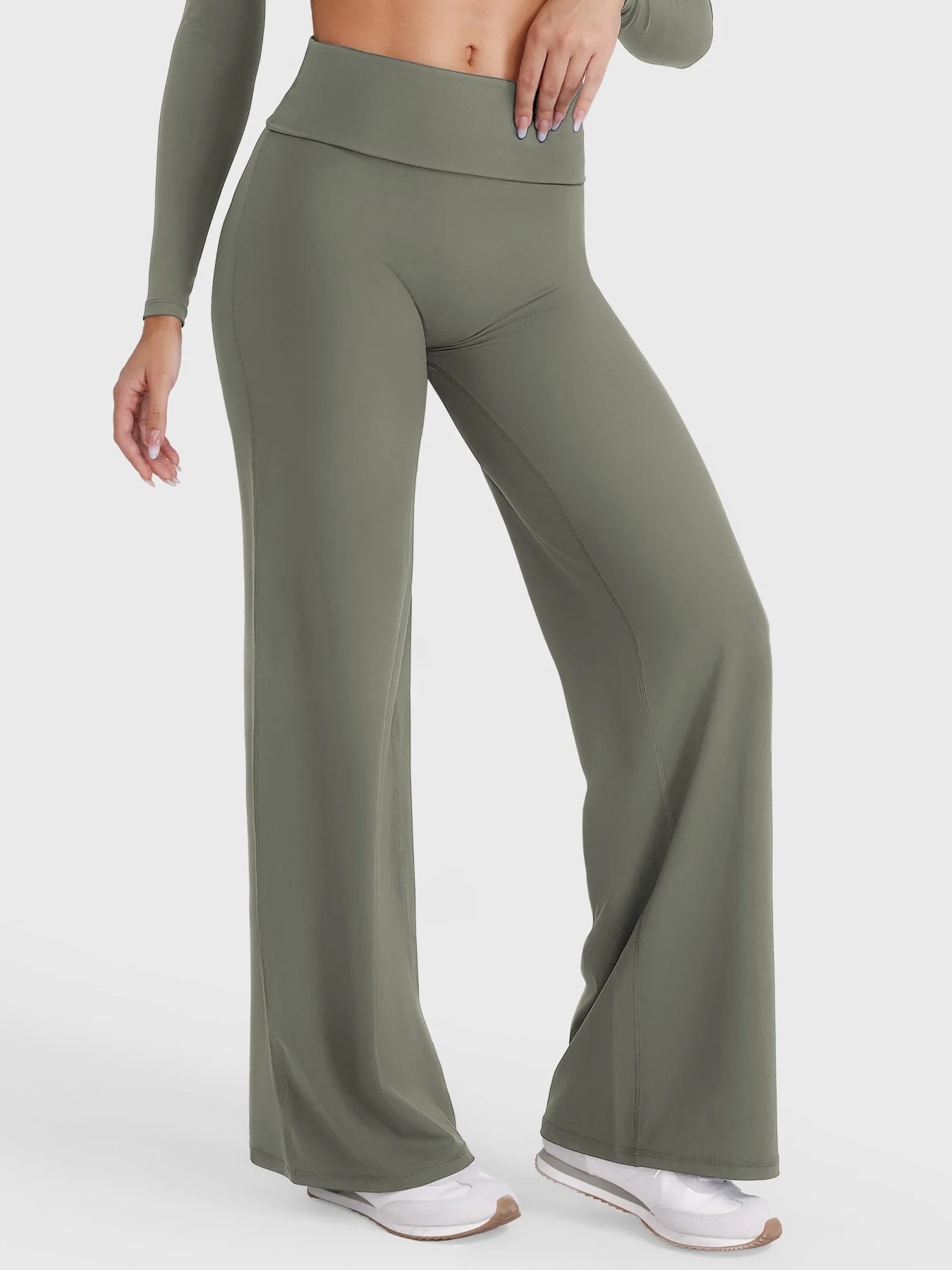 Yeoreo Eddiy 31.5" Fold Over Straight Leggings - Image 32