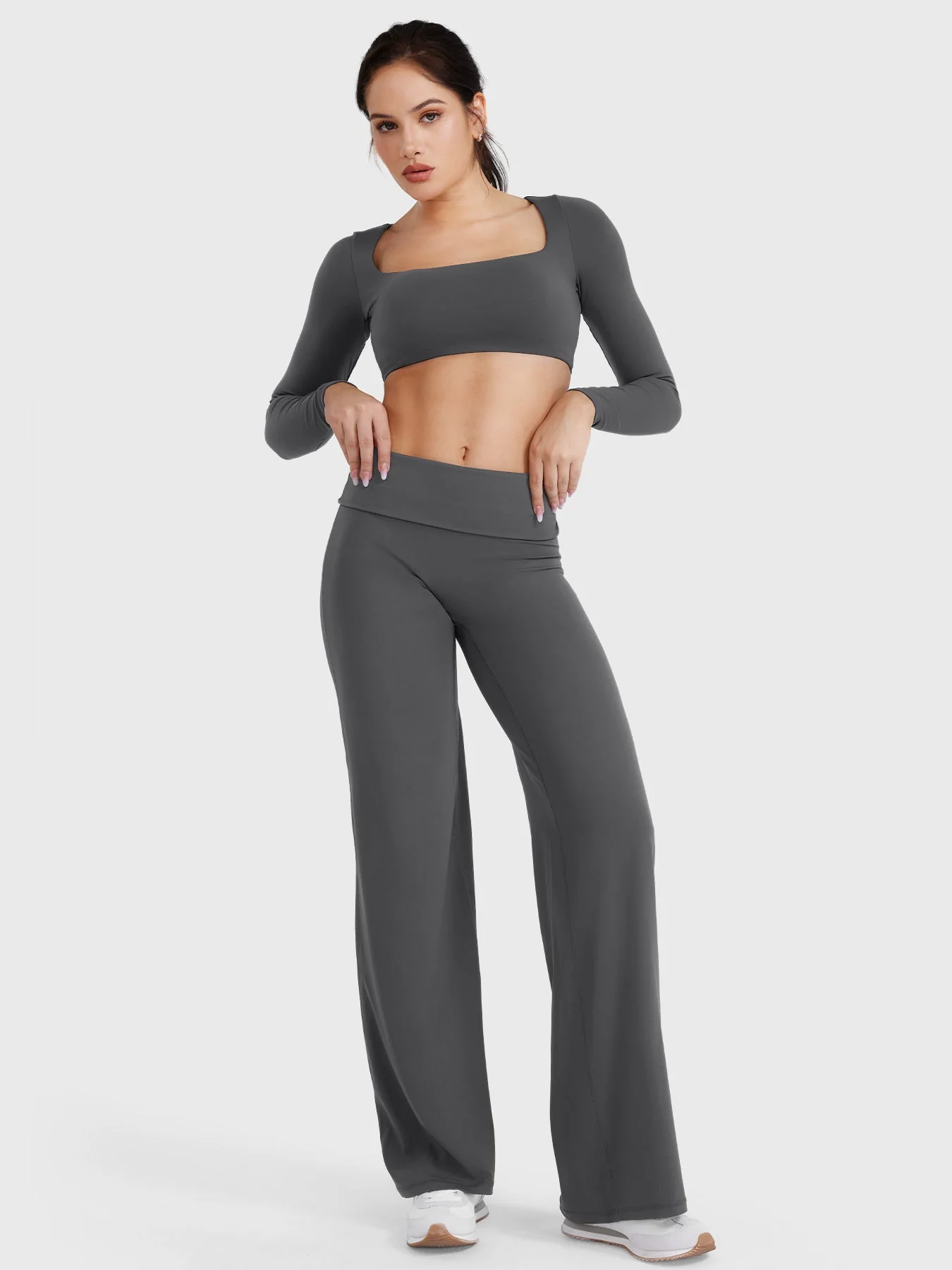 Yeoreo Eddiy 31.5" Fold Over Straight Leggings - Image 6