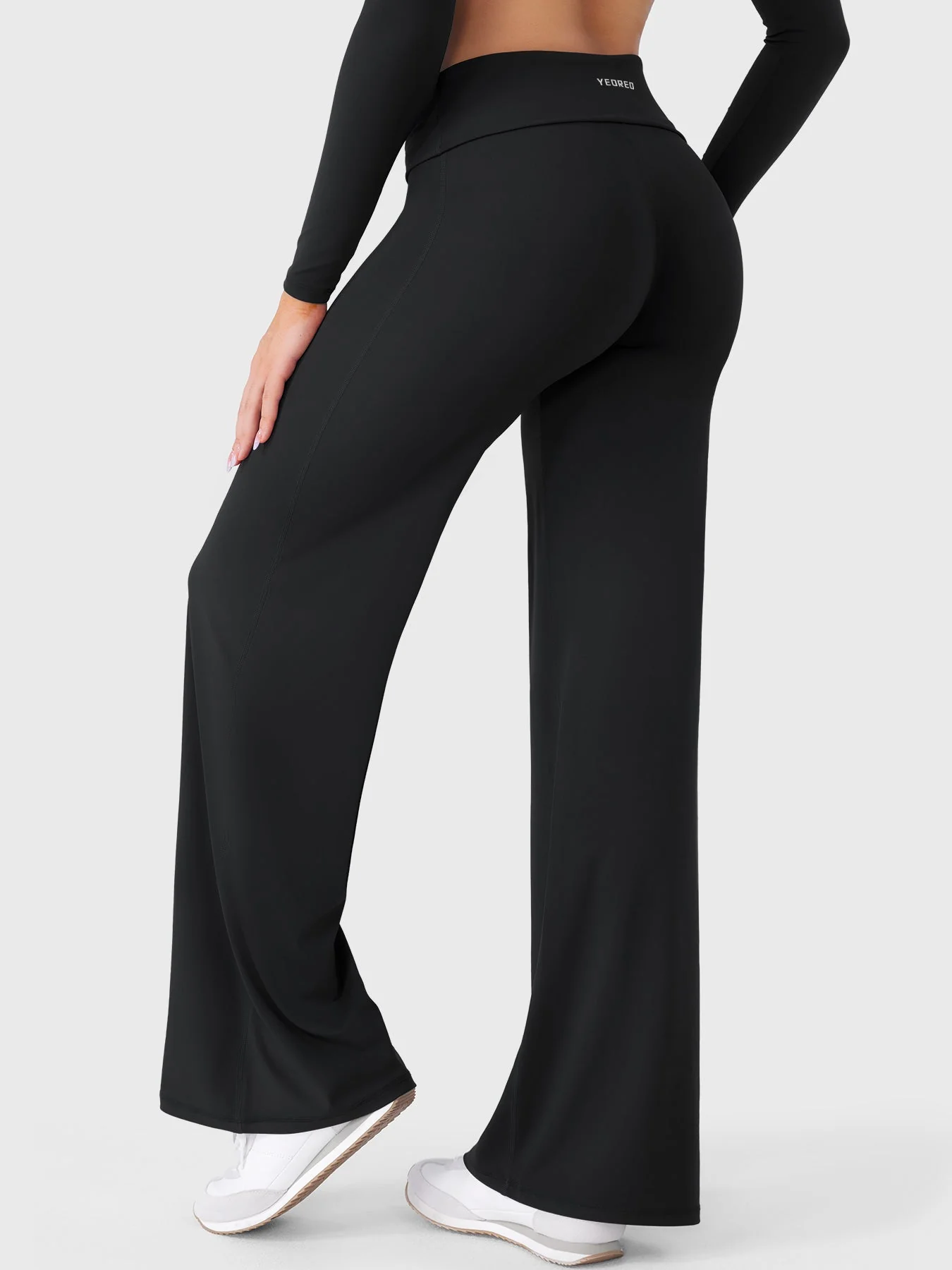 Yeoreo Eddiy 31.5" Fold Over Straight Leggings - Image 7
