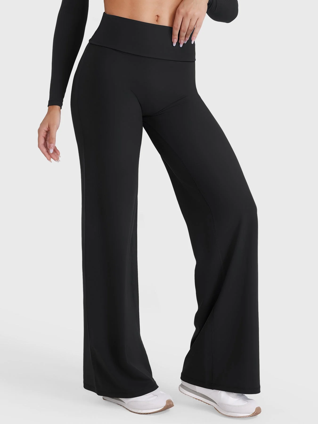 Yeoreo Eddiy 31.5" Fold Over Straight Leggings - Image 8