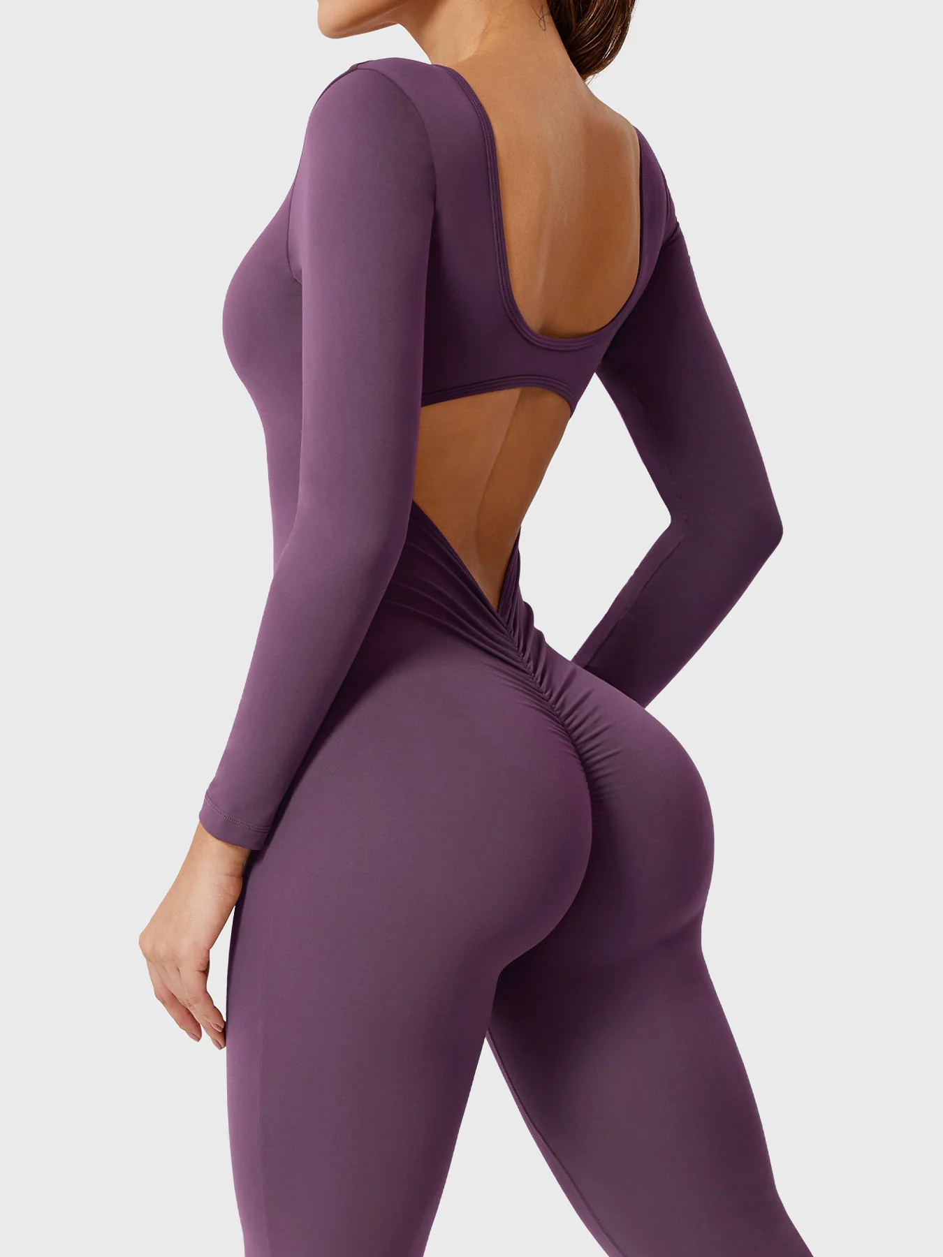 Yeoreo Lizvette Flare Long Sleeve V-back Jumpsuit - Image 66