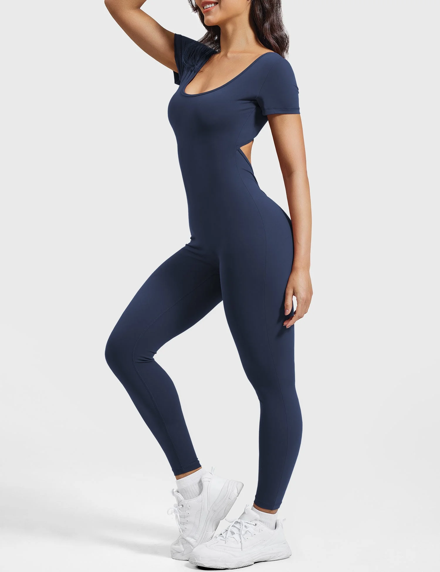 Yeoreo Lizvette Short Sleeves Jumpsuit - Image 4