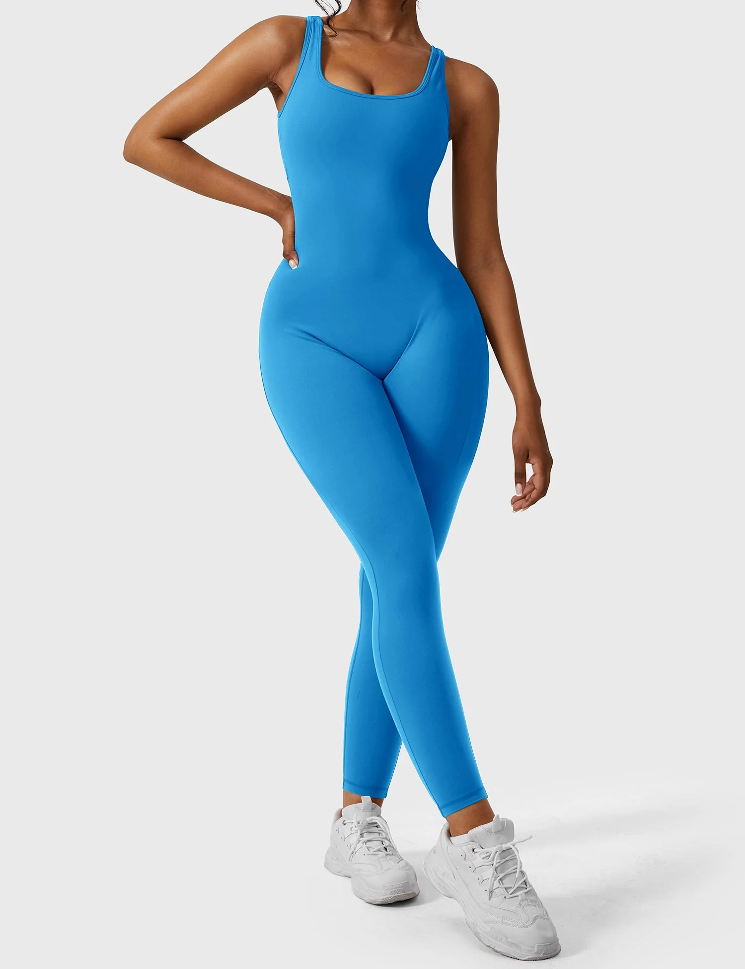 Yeoreo Lizvette V-Back Skinny Jumpsuit - Image 14