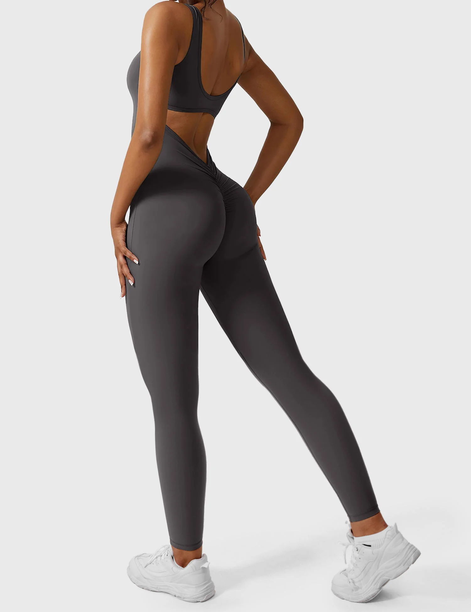 Yeoreo Lizvette V-Back Skinny Jumpsuit - Image 36