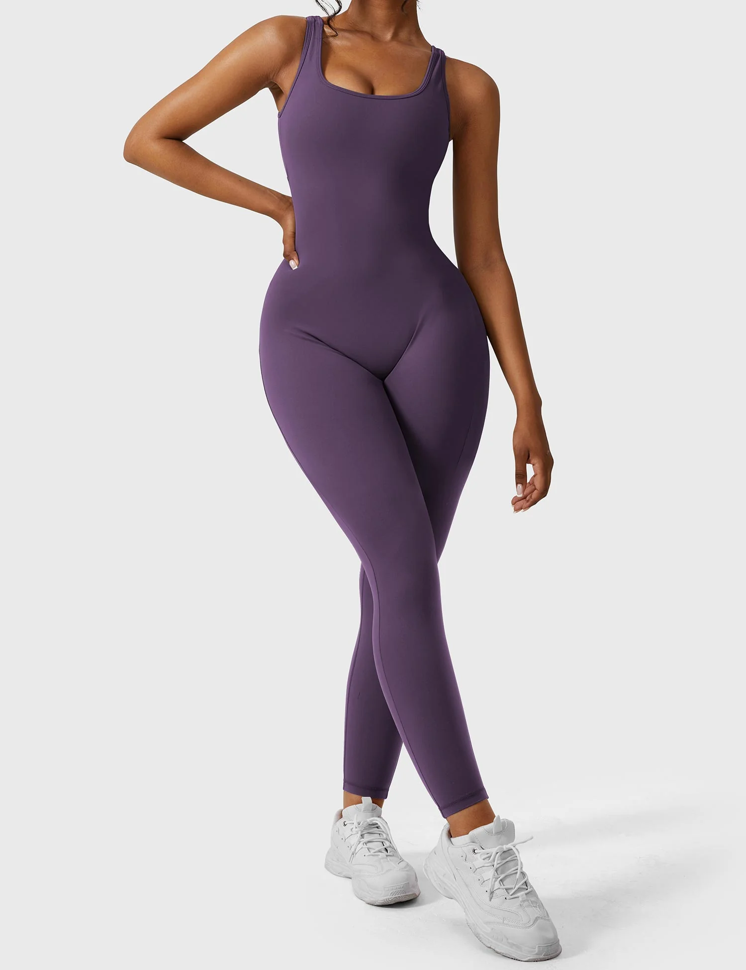 Yeoreo Lizvette V-Back Skinny Jumpsuit - Image 38