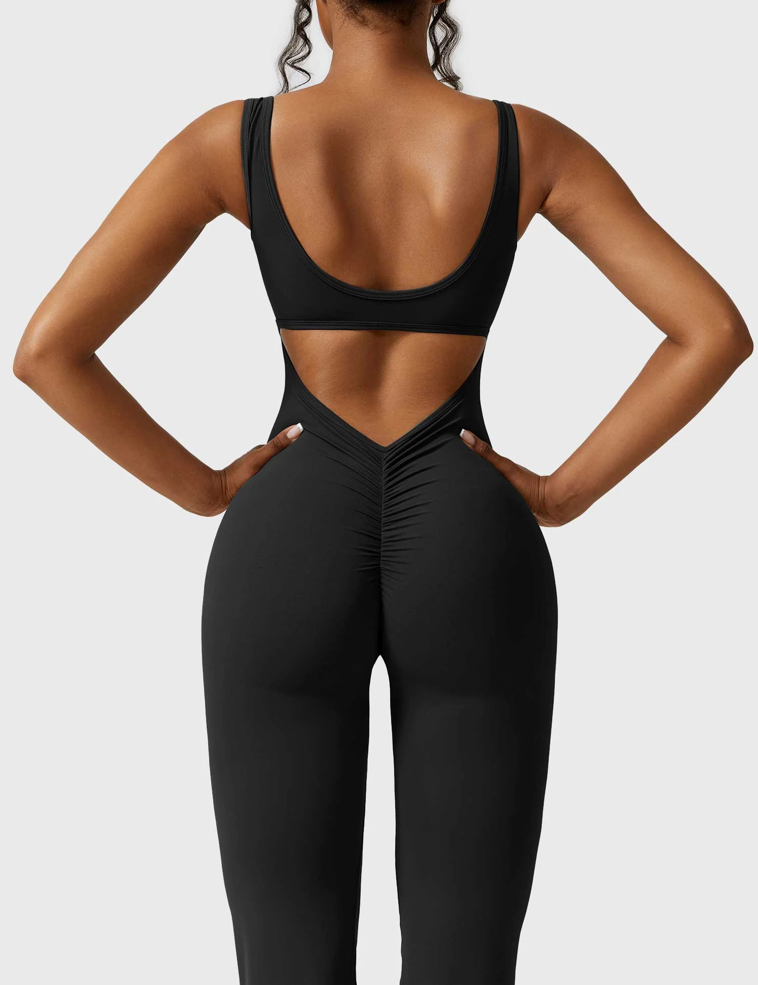 Yeoreo Lizvette V-Back Skinny Jumpsuit - Image 5