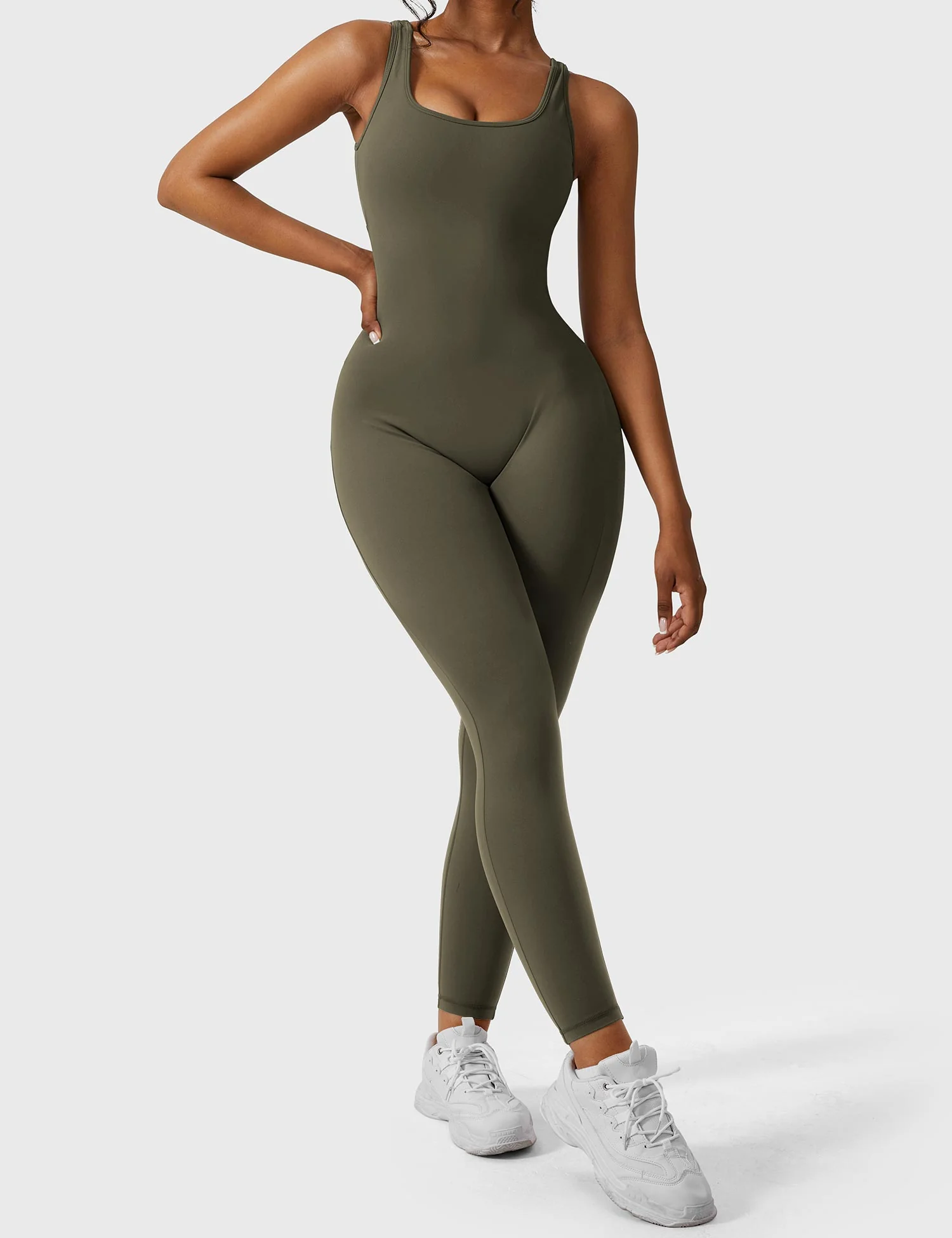 Yeoreo Lizvette V-Back Skinny Jumpsuit - Image 56