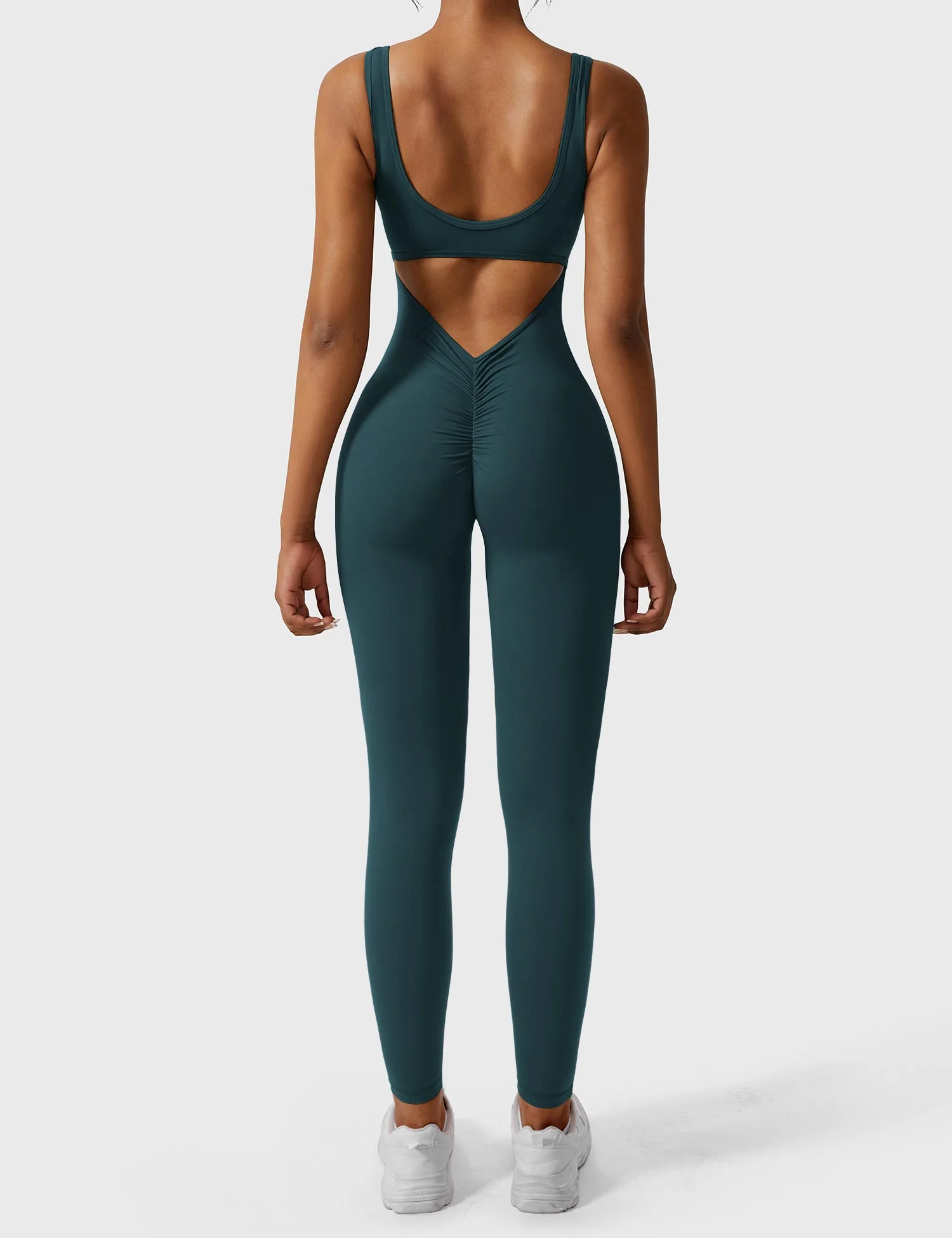 Yeoreo Lizvette V-Back Skinny Jumpsuit - Image 7
