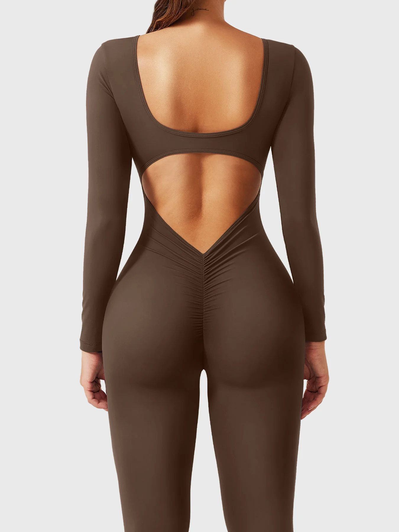 Yeoreo Lizvette V-Back Long Sleeves Jumpsuit - Image 18