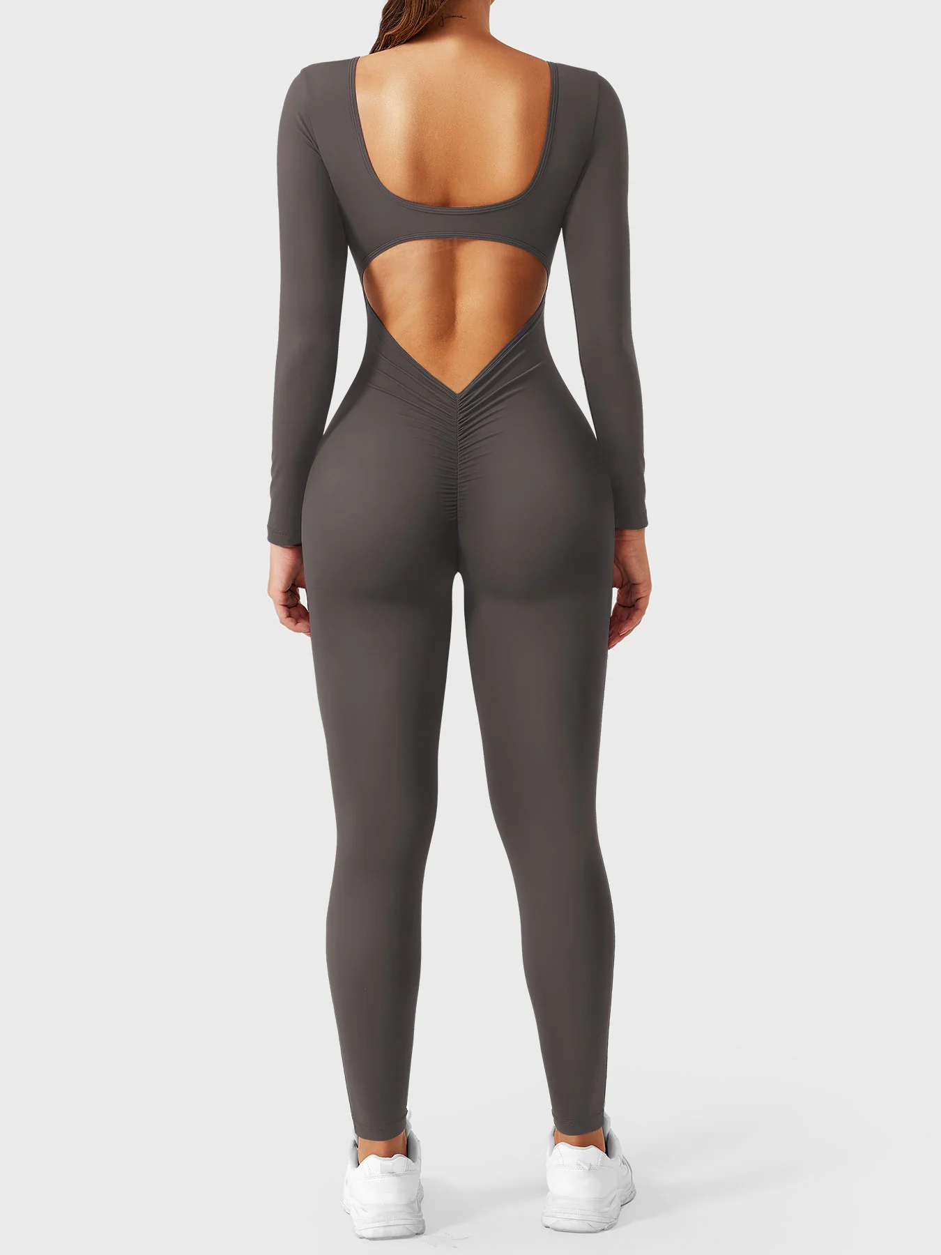 Yeoreo Lizvette V-Back Long Sleeves Jumpsuit - Image 20