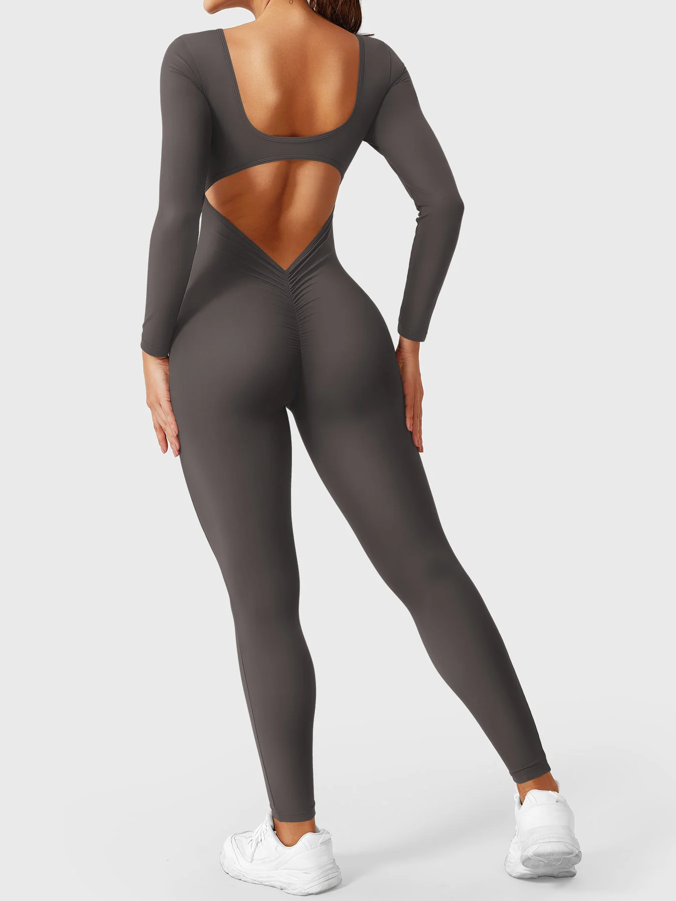 Yeoreo Lizvette V-Back Long Sleeves Jumpsuit - Image 23