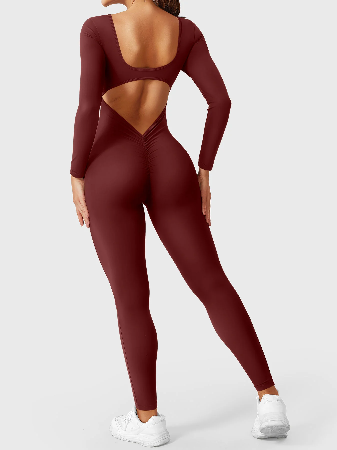 Yeoreo Lizvette V-Back Long Sleeves Jumpsuit - Image 29