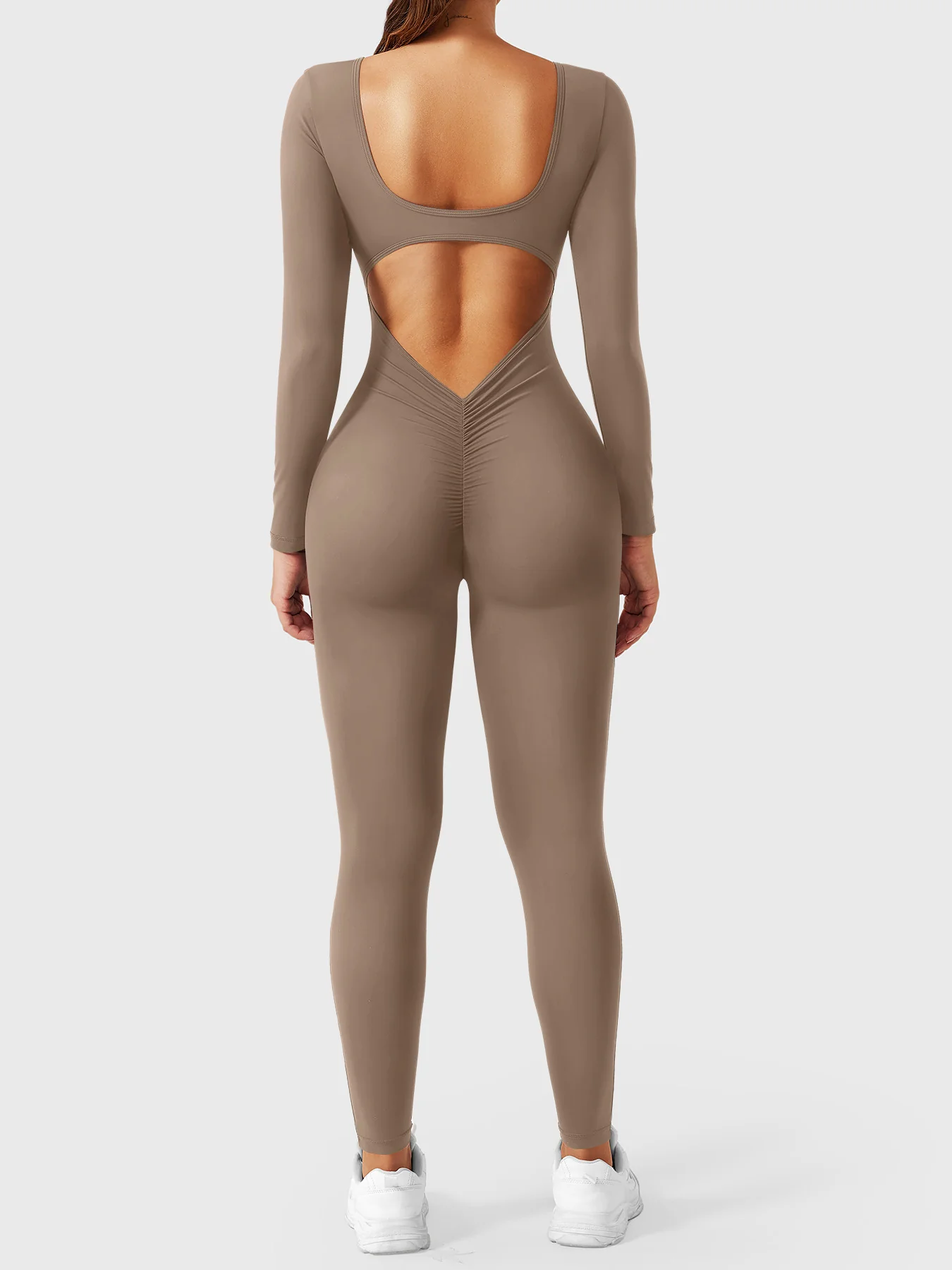 Yeoreo Lizvette V-Back Long Sleeves Jumpsuit - Image 38