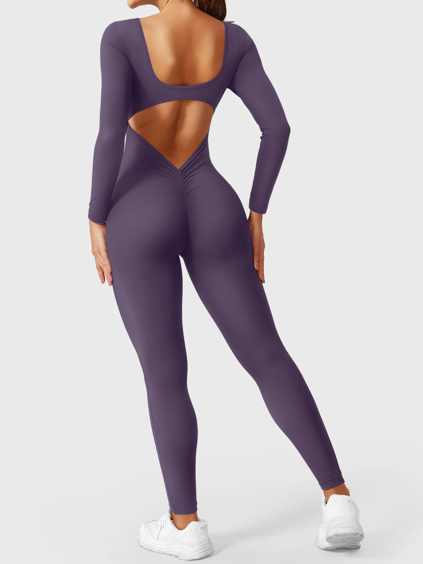 Yeoreo Lizvette V-Back Long Sleeves Jumpsuit - Image 47