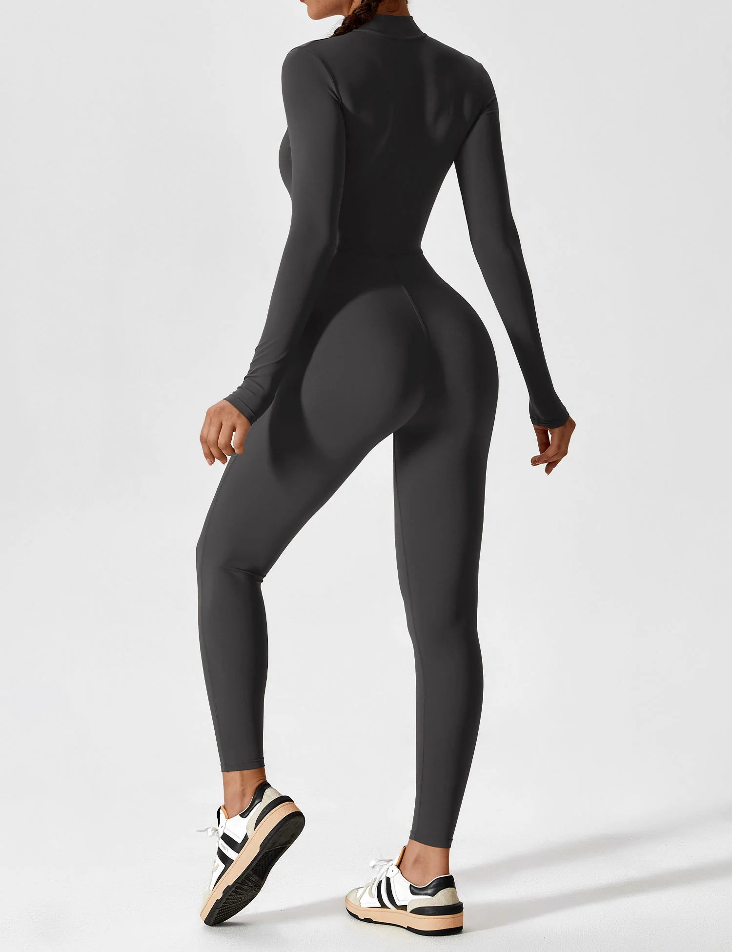 Yeoreo Long Sleeve Zipper Jumpsuit - Image 104
