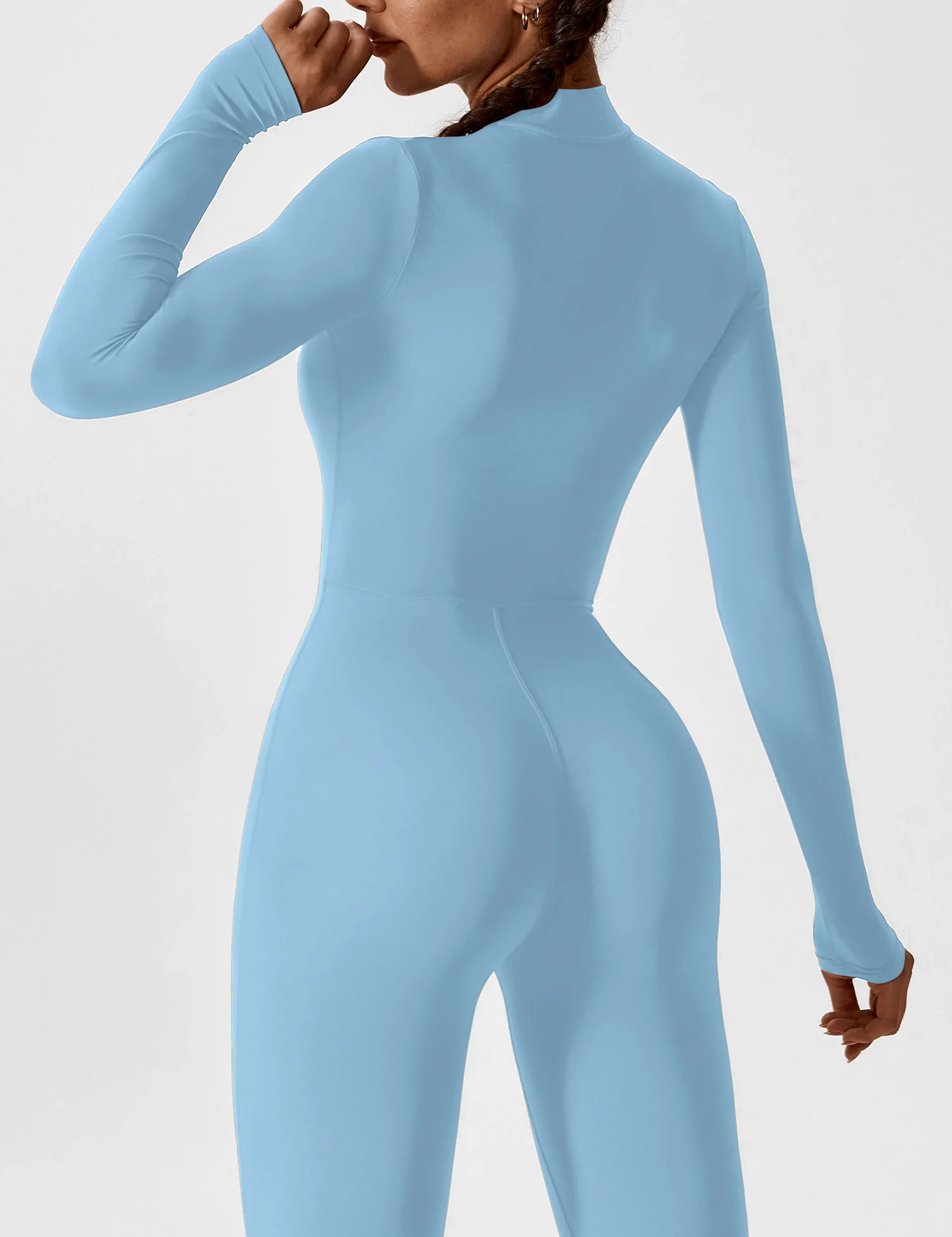 Yeoreo Long Sleeve Zipper Jumpsuit - Image 119