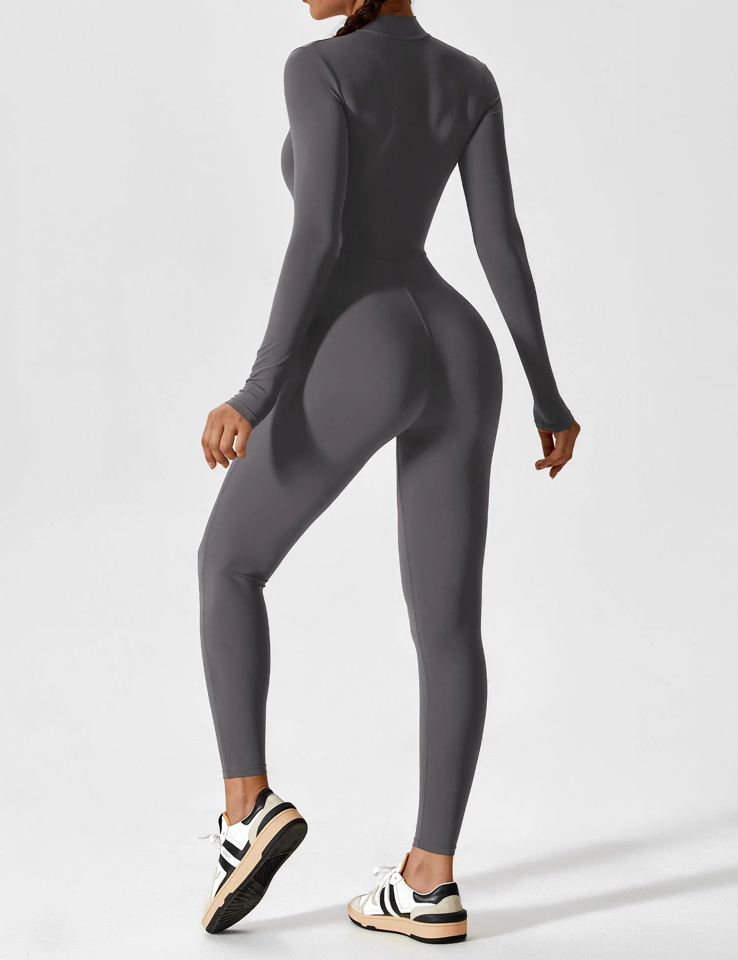 Yeoreo Long Sleeve Zipper Jumpsuit - Image 14