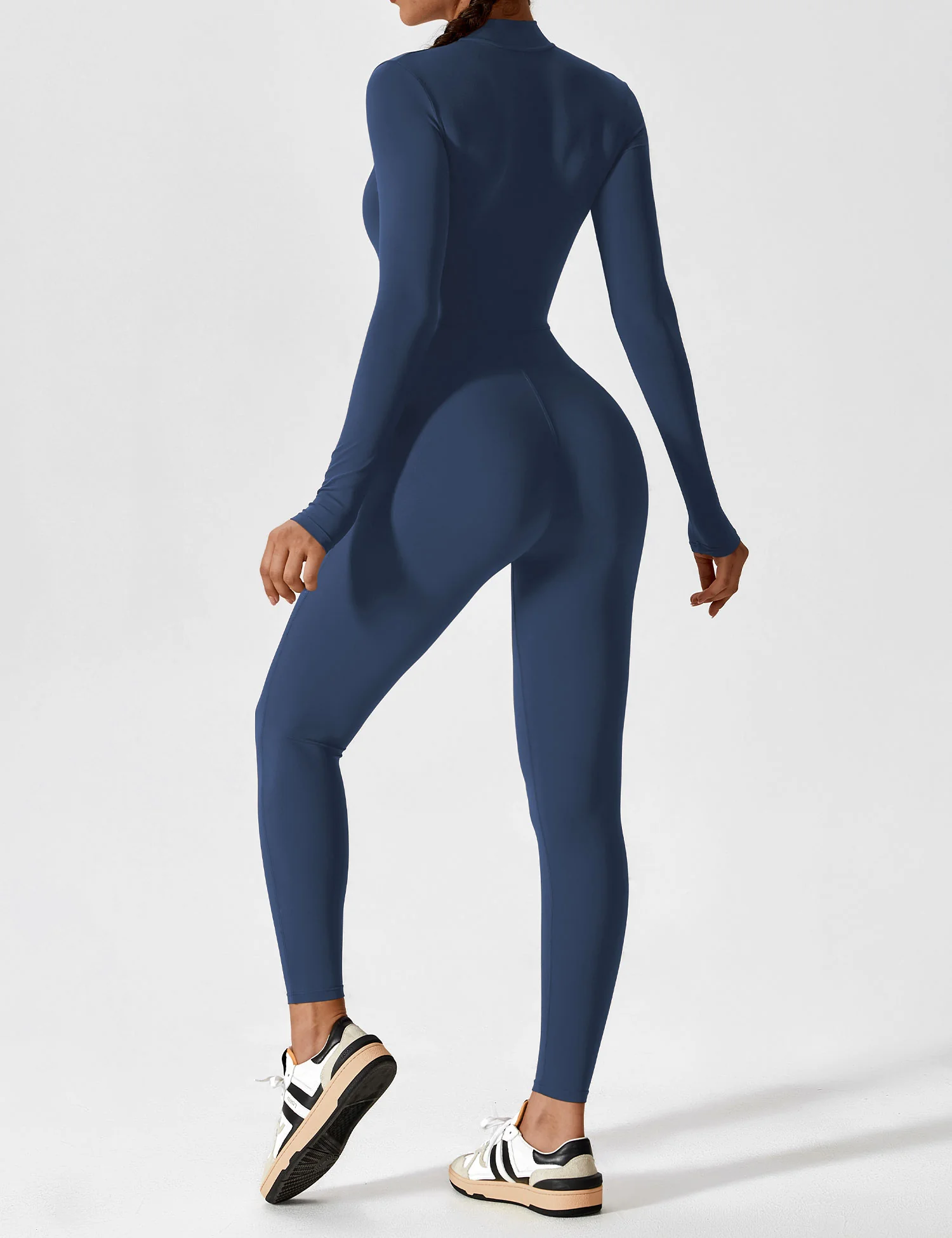 Yeoreo Long Sleeve Zipper Jumpsuit - Image 140