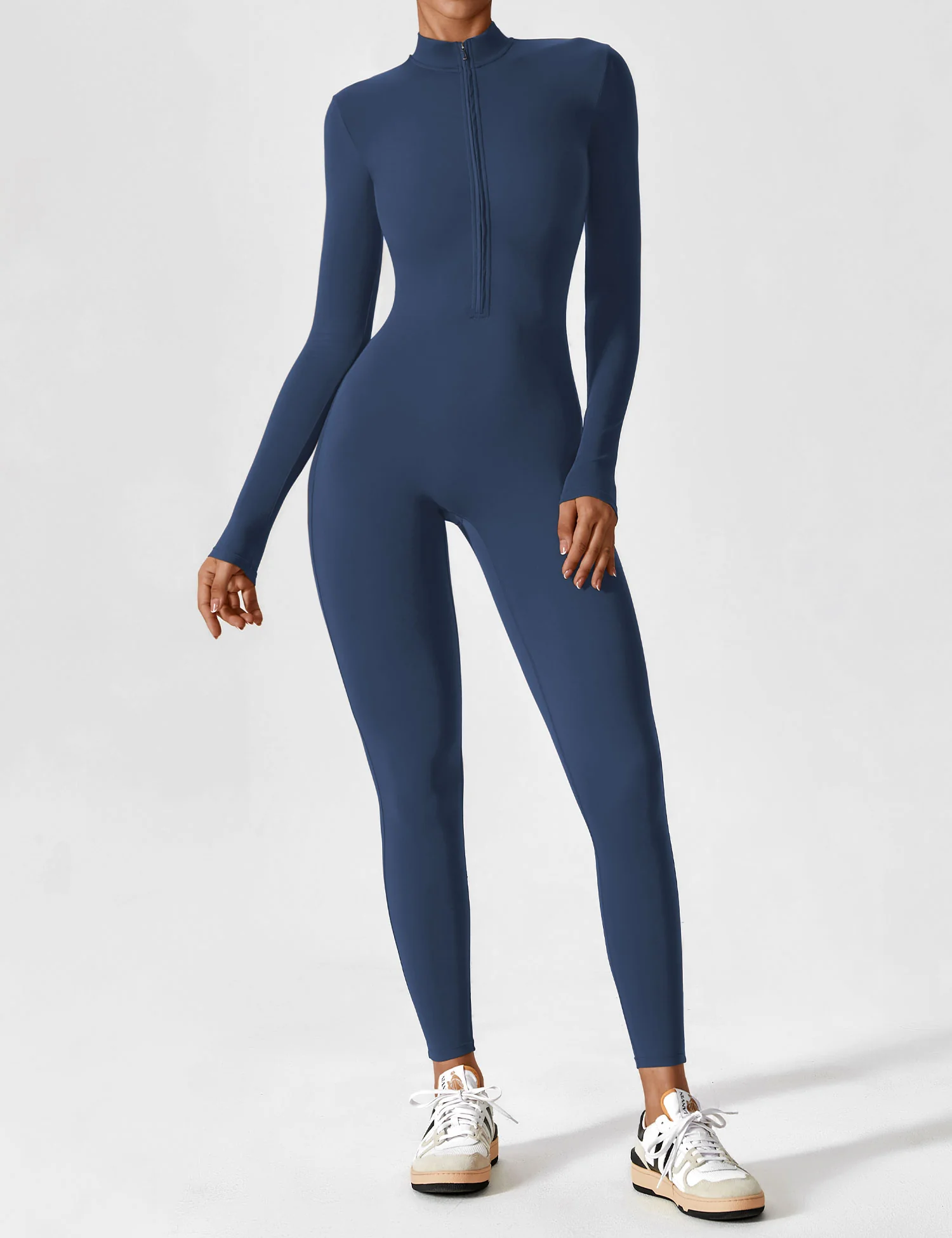 Yeoreo Long Sleeve Zipper Jumpsuit - Image 141