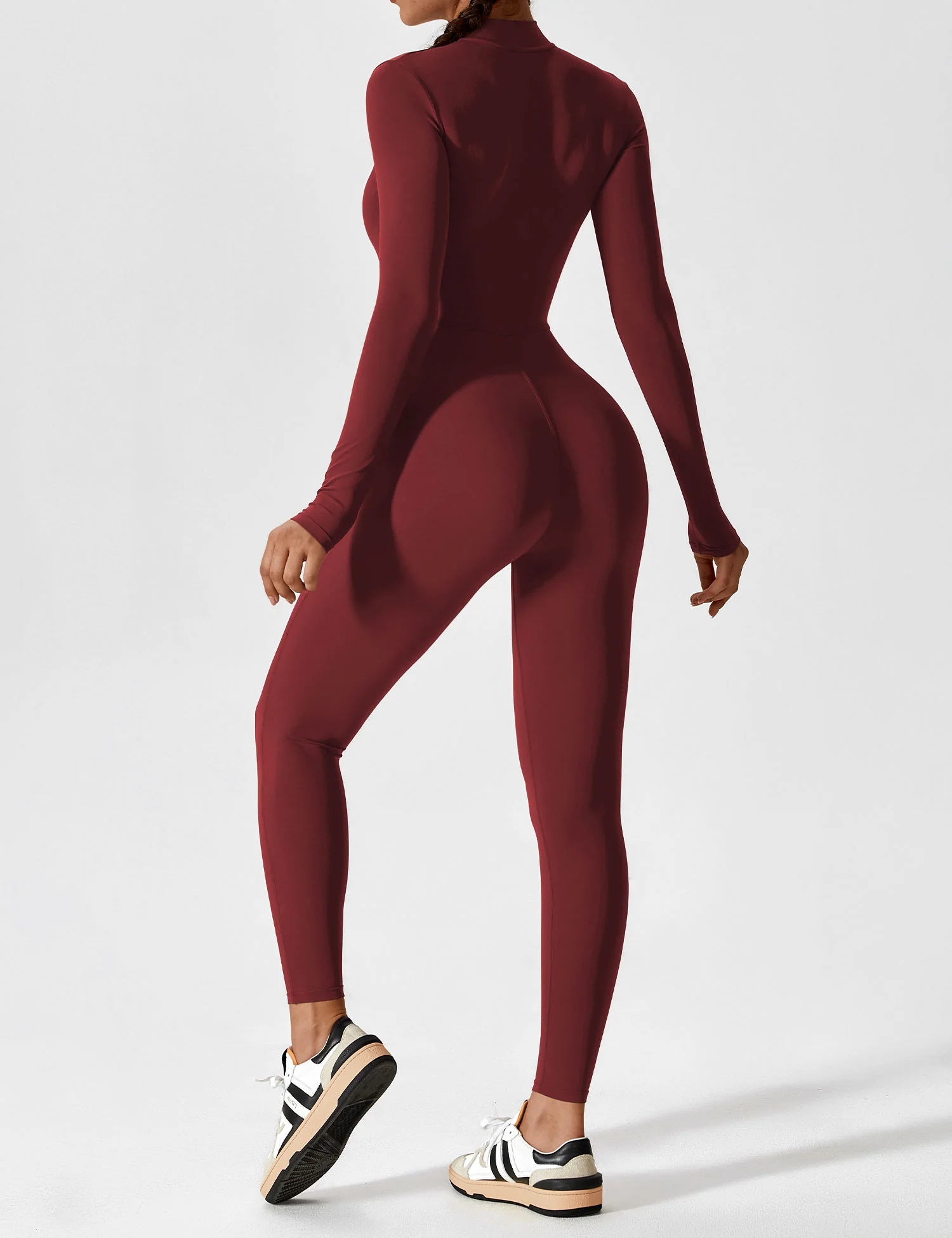 Yeoreo Long Sleeve Zipper Jumpsuit - Image 146