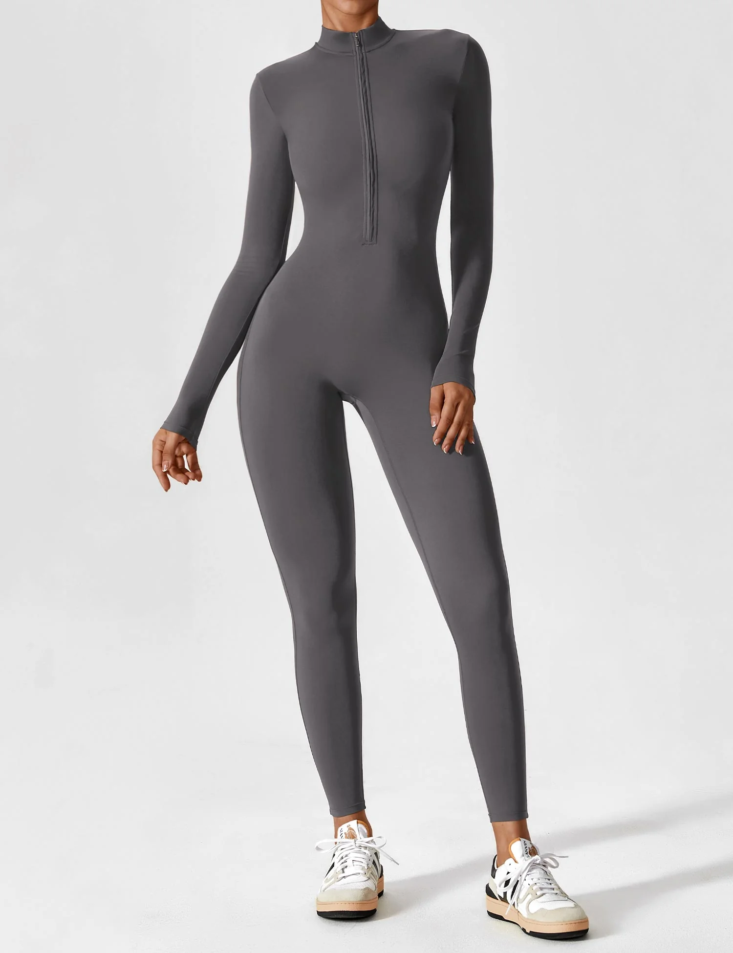 Yeoreo Long Sleeve Zipper Jumpsuit - Image 15