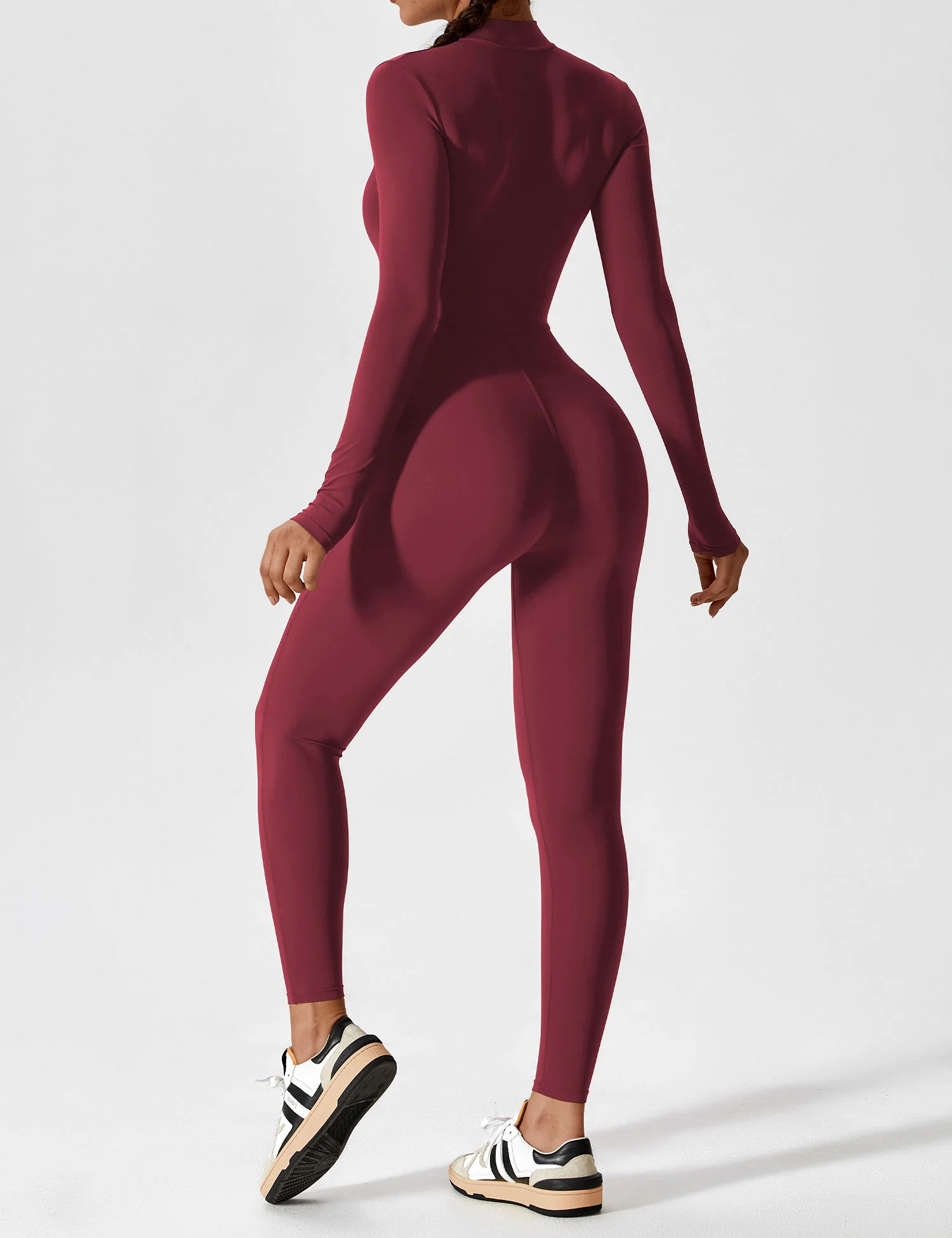 Yeoreo Long Sleeve Zipper Jumpsuit - Image 152