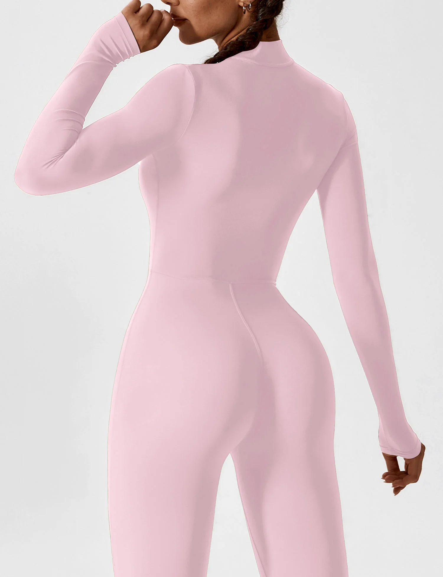 Yeoreo Long Sleeve Zipper Jumpsuit - Image 161