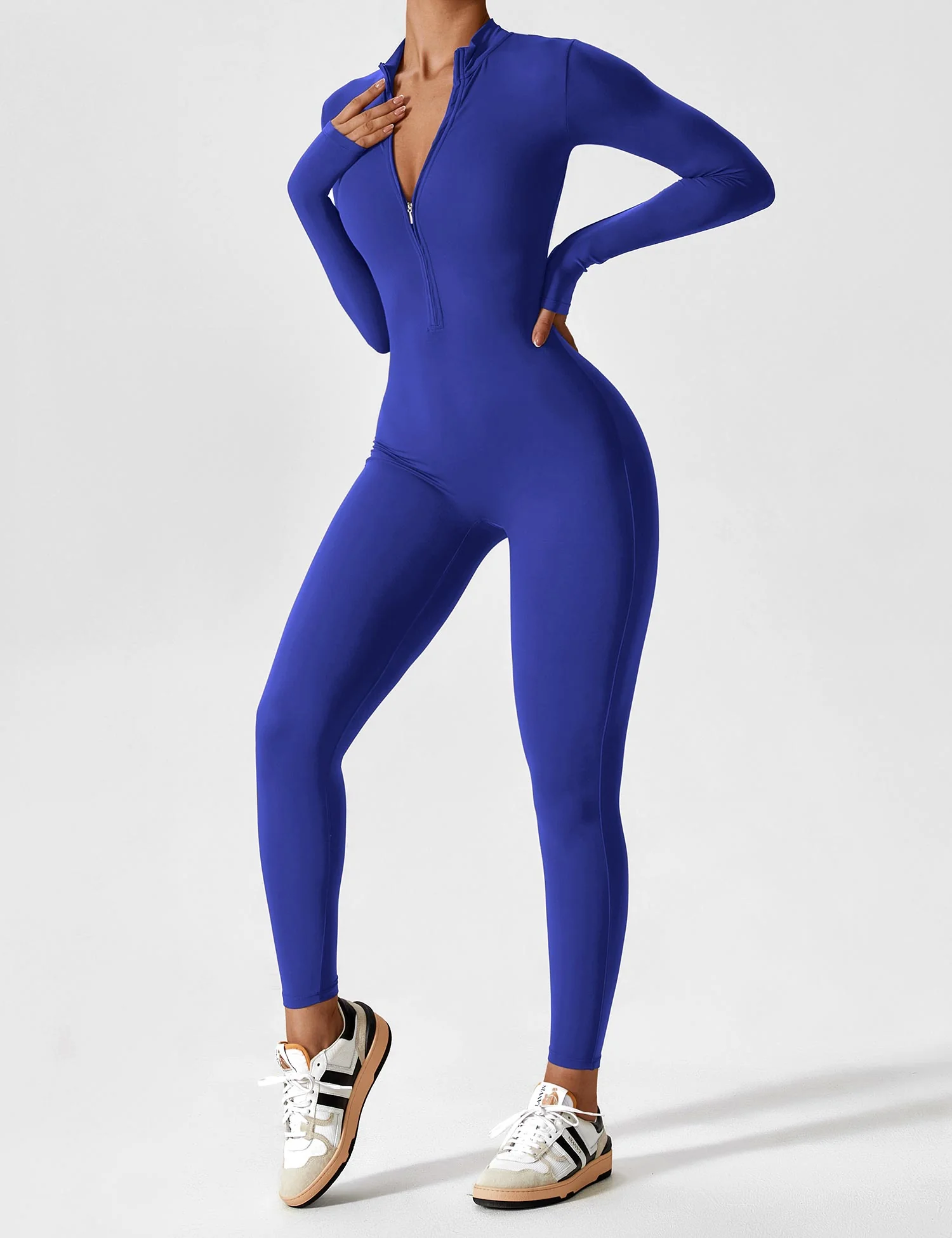 Yeoreo Long Sleeve Zipper Jumpsuit - Image 22