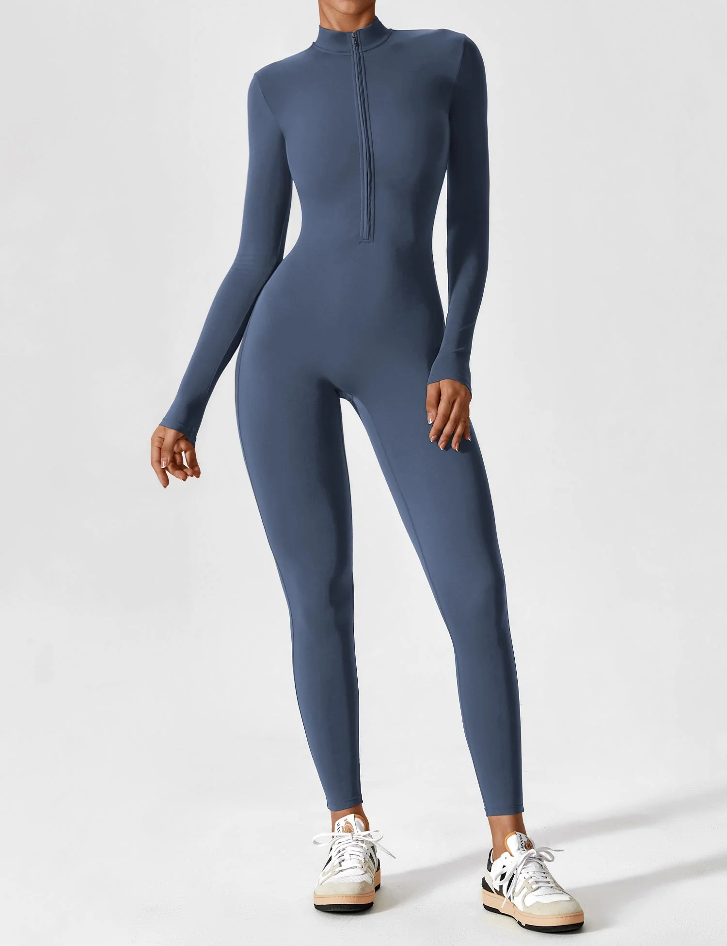 Yeoreo Long Sleeve Zipper Jumpsuit - Image 27