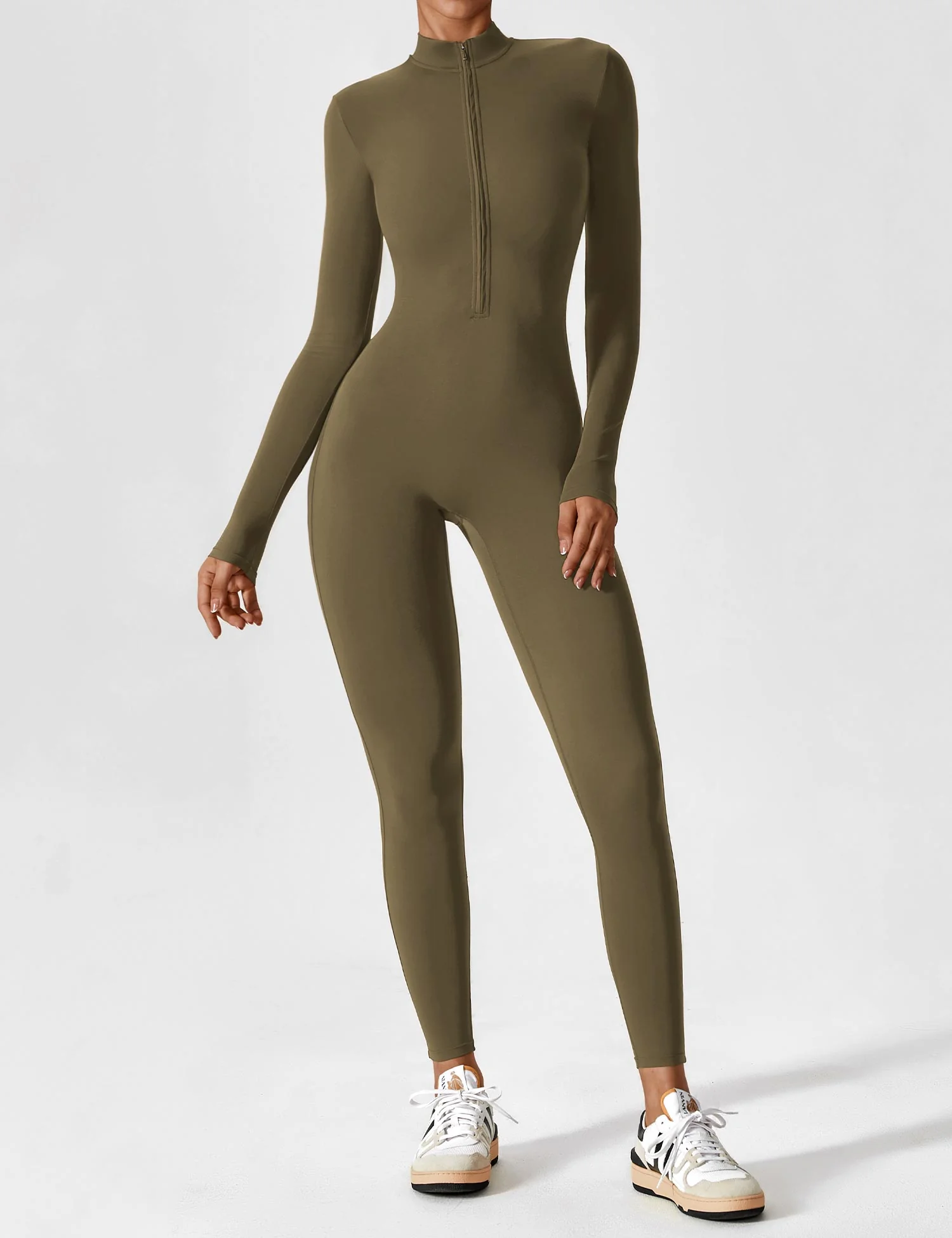 Yeoreo Long Sleeve Zipper Jumpsuit - Image 33