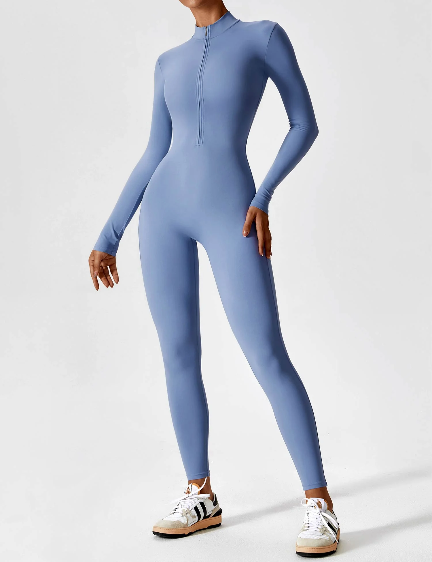 Yeoreo Long Sleeve Zipper Jumpsuit - Image 39